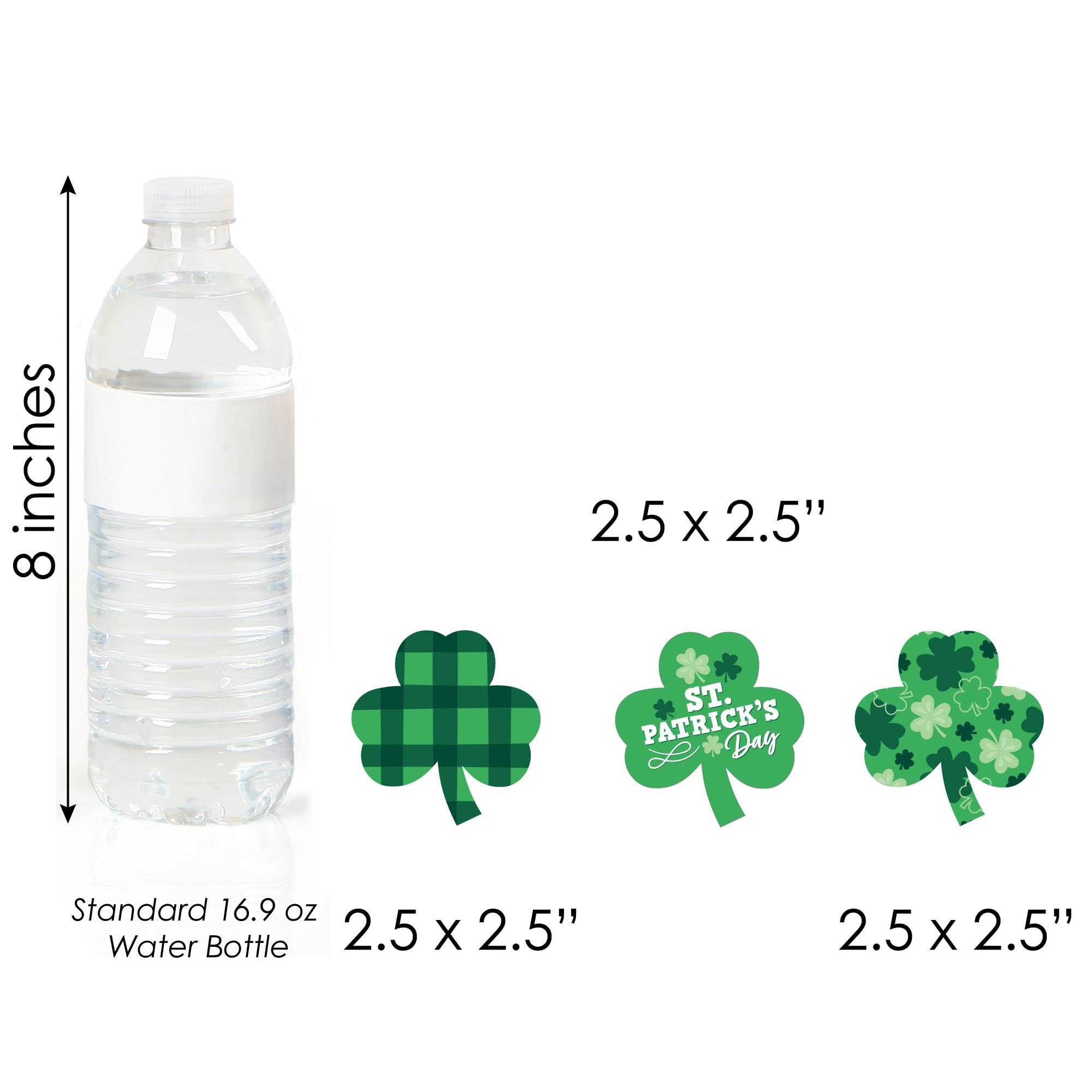 Big Dot Of Happiness Shamrock St. Patrick'S Day - Diy Shaped Saint Paddy'S Day Party Cut-Outs - 24 Count