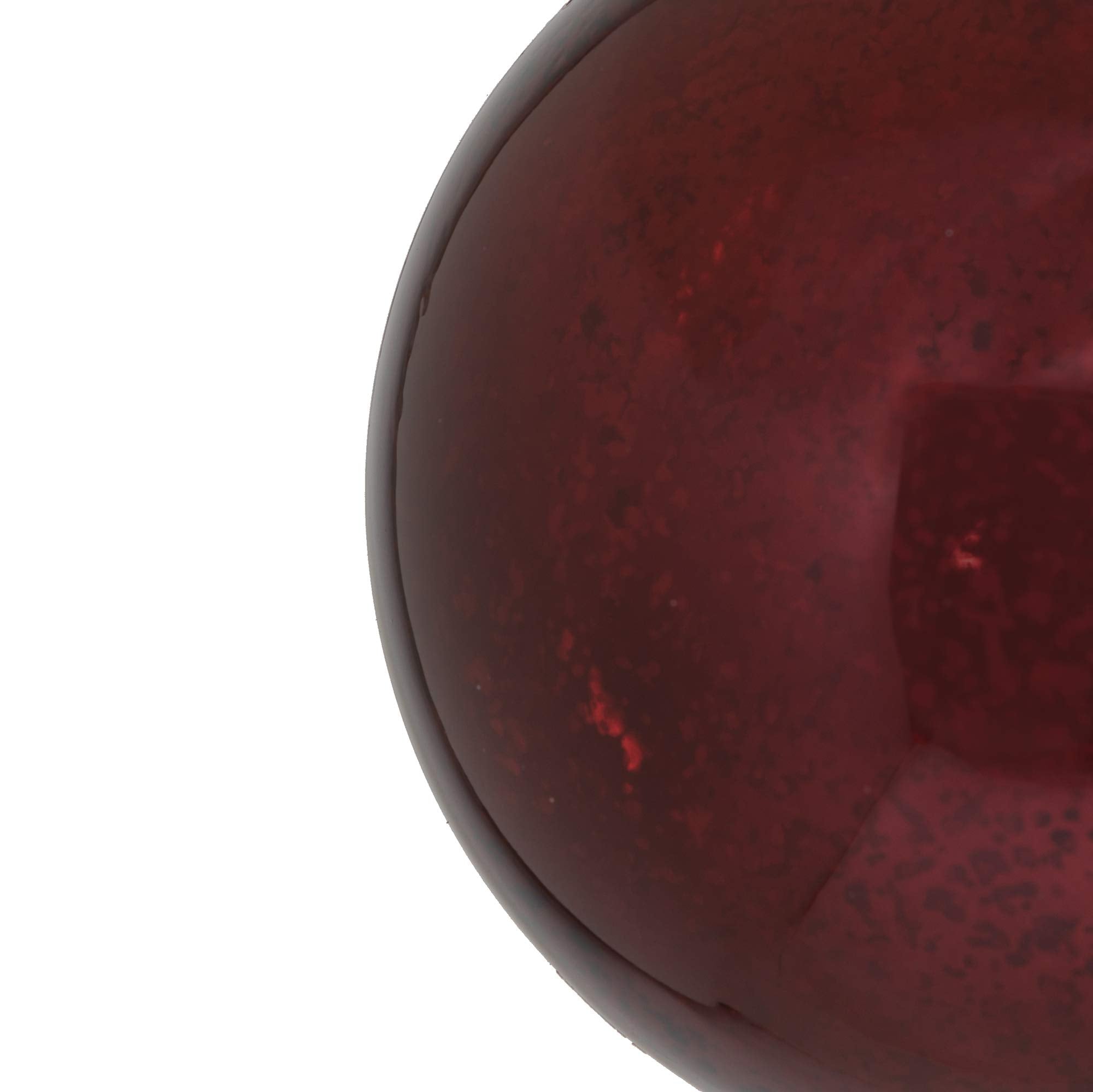 Vickerman 4.75 Christmas Ornament Ball, Burgundy Shiny Mercury Finish, Shatterproof Plastic, Holiday Christmas Tree Decoration,