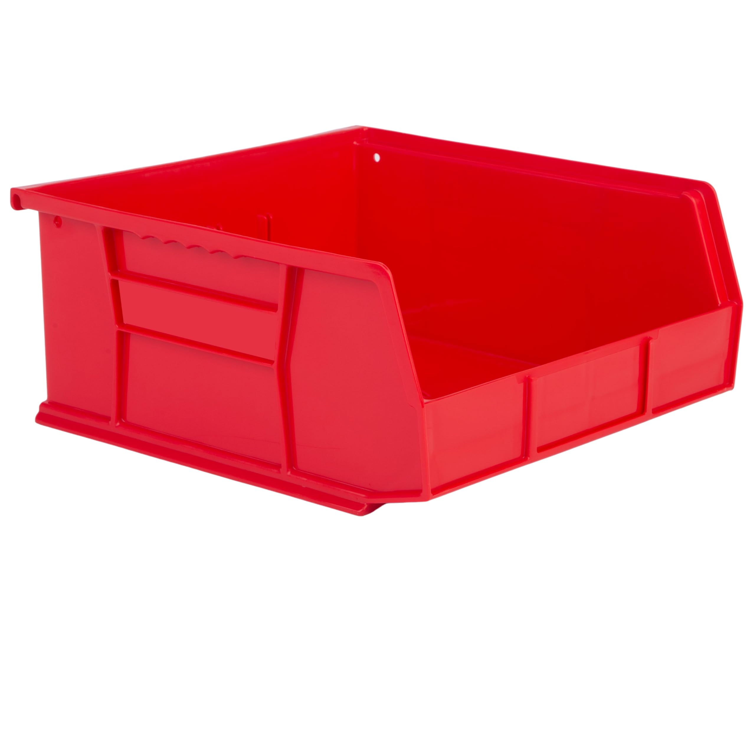 Hudson Exchange 11'' X 11'' X 5'' Plastic Stackable Storage Bin And Hanging Container (Red)