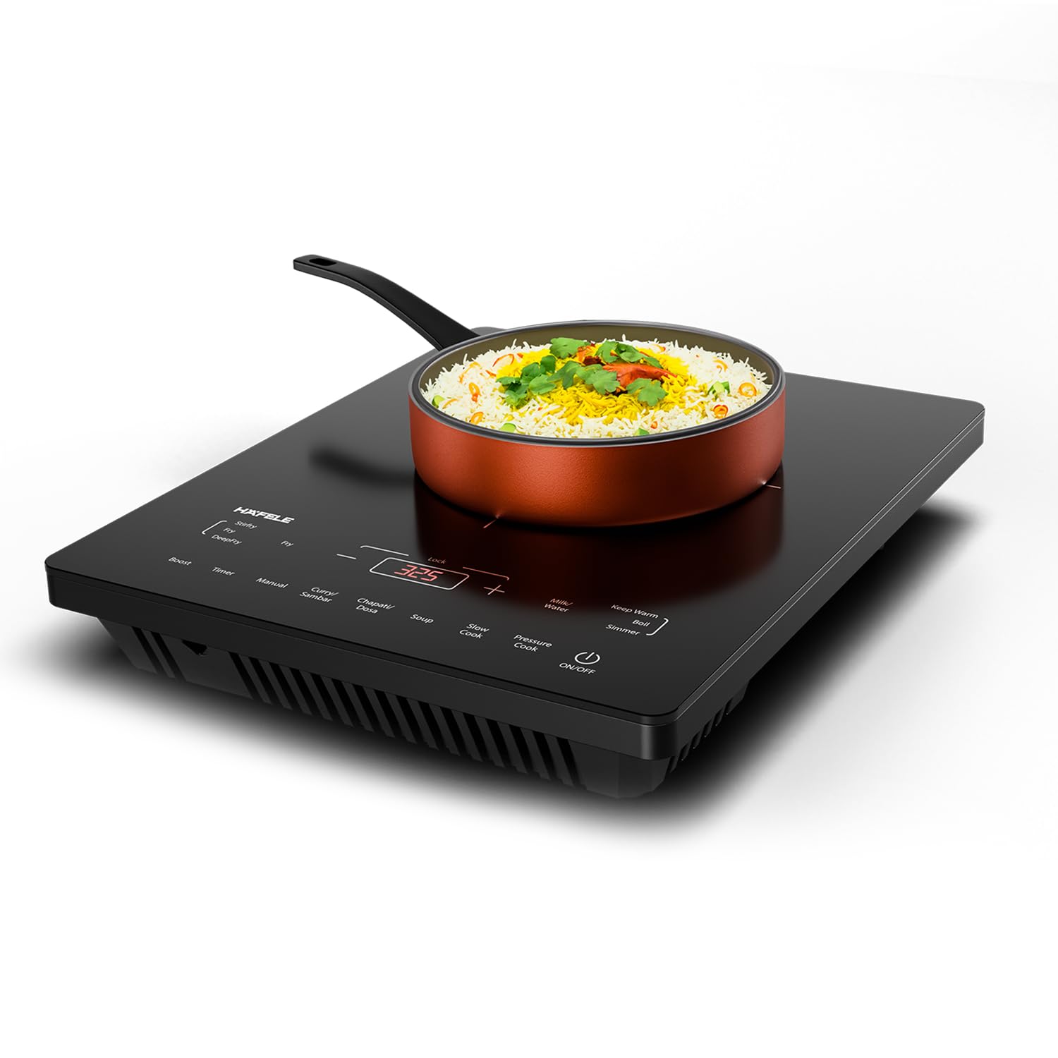Hafele Magnechef Induction Cooktop |2100W High Power | Ceramic Glass Plate | Auto Cook Menus | Intuitive Touch Control | 2 Year 