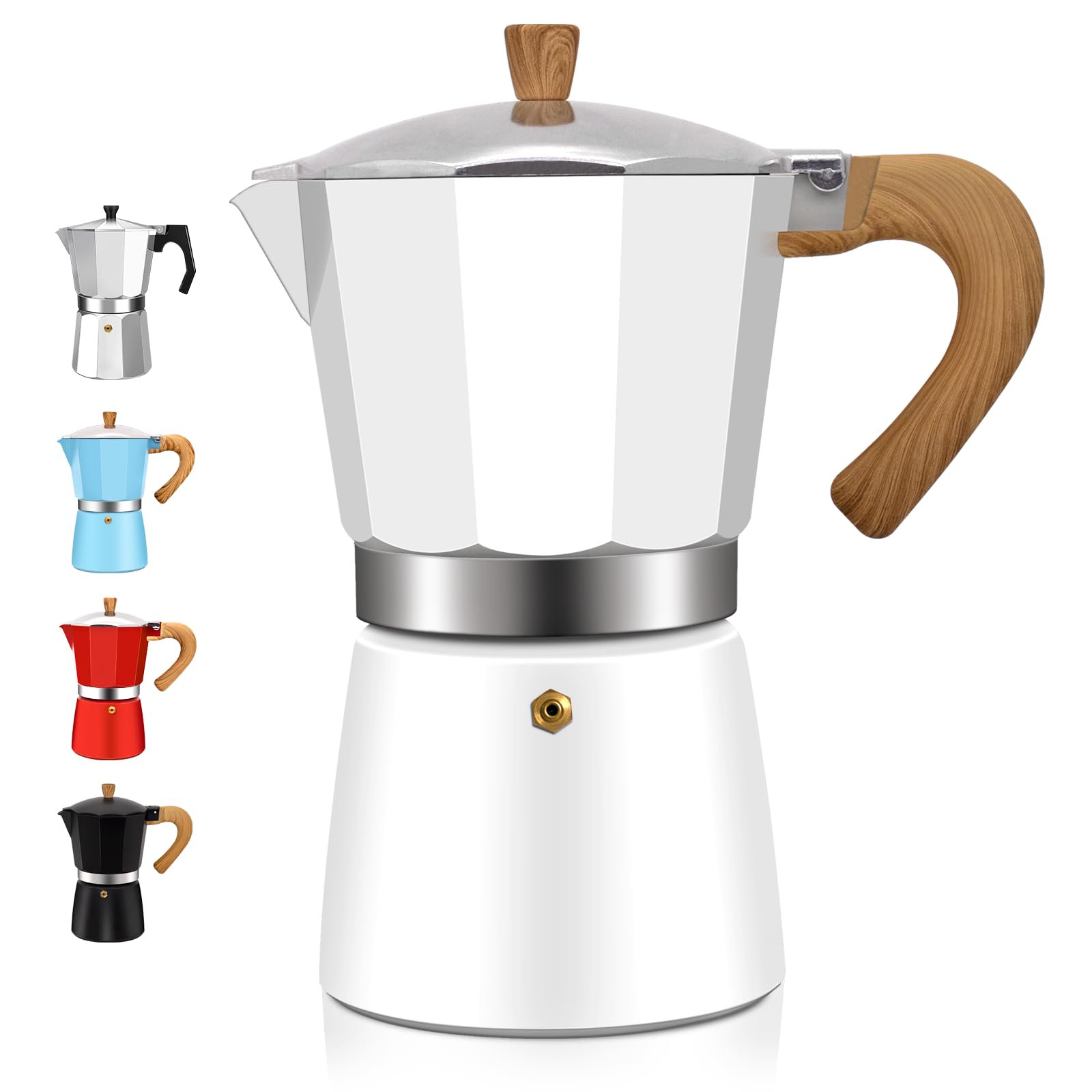 DITOSH 3 Cup Aluminum Espresso Stovetop Moka Pot Express Coffee Maker Percolator Italian Classic Mocha Coffee Machine for Italia