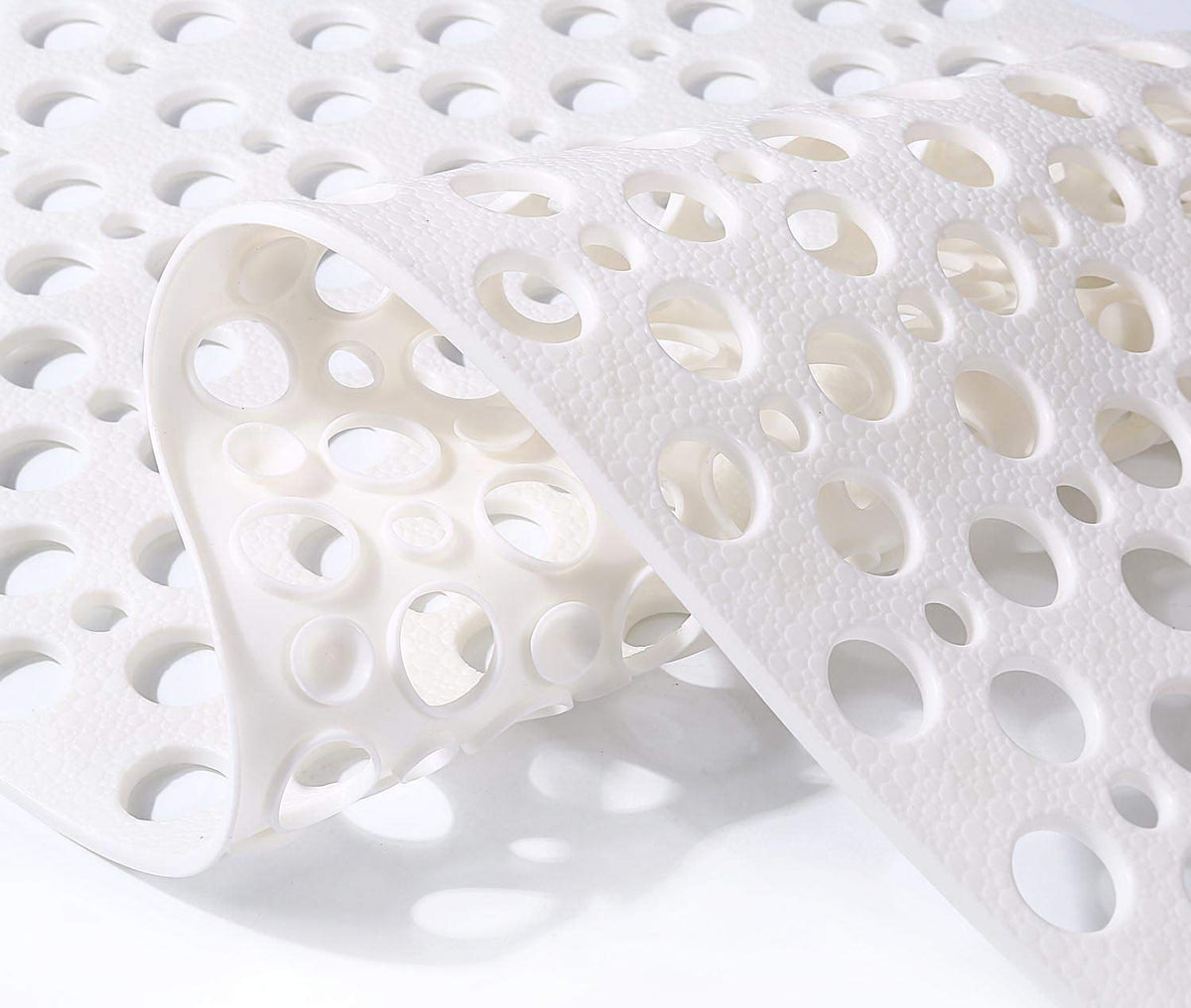 Mantto Nonslip Bath Tub Shower Mat With Suction Cups, Extra Soft Tpe Bath Mat For Kids, Bathtub Bathroom Mats, Machine Washable,