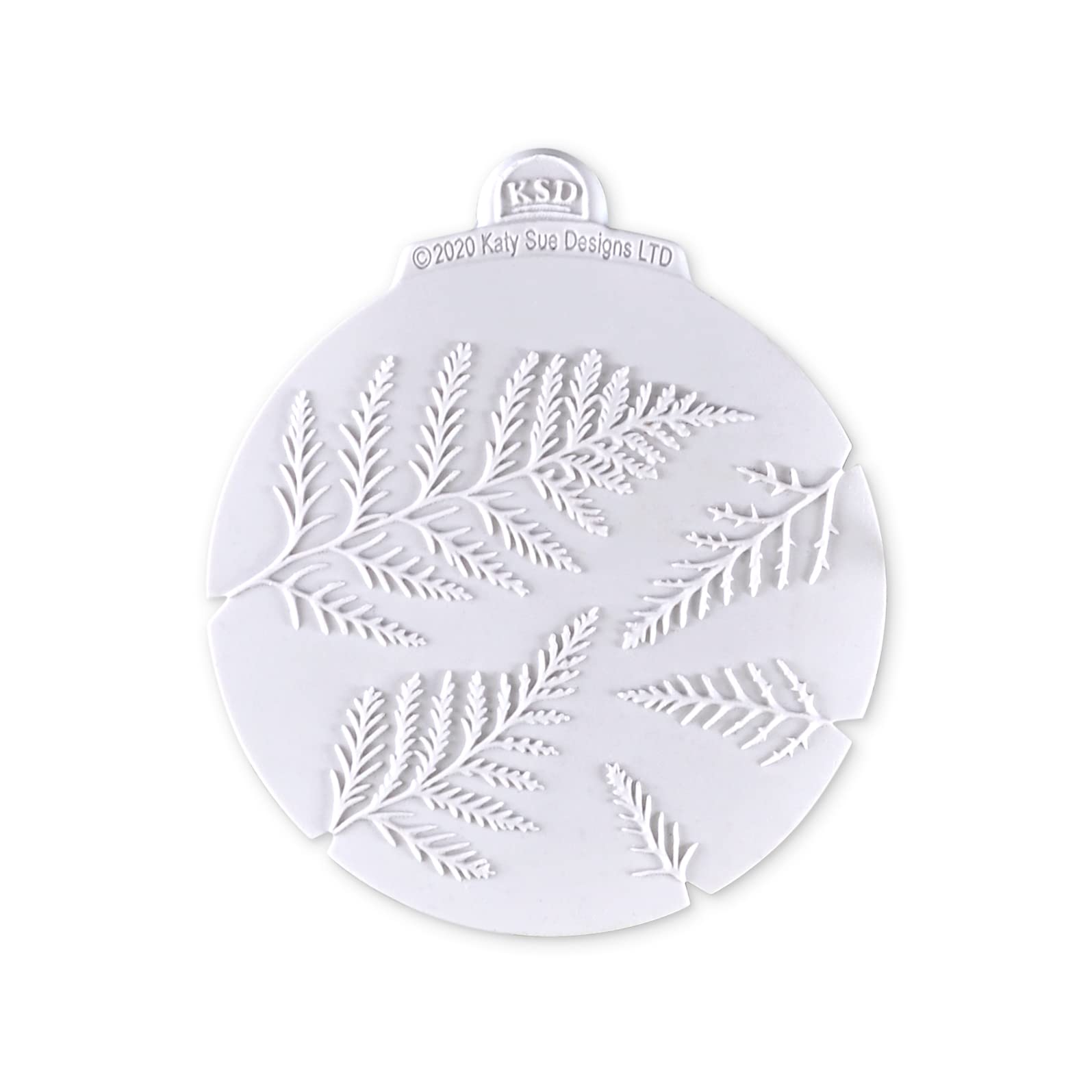 Flower Pro Fern Back Veiner/Embosser Silicone Mold For Cake Decorating & Craft By Katy Sue. Works With The Flower Pro Ferns Mold
