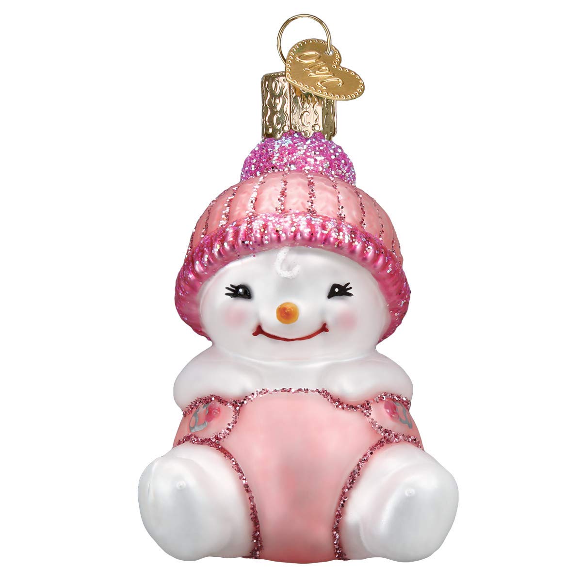 Old World Christmas Snow Baby Girl