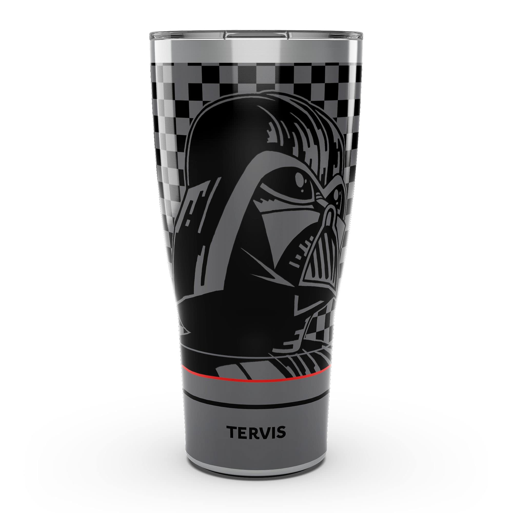 Tervis Traveler Star Wars Darth Vader The Dark Side Triple Insulated Tumbler Travel Cup Keeps Drinks Cold & Hot, 30oz, Stainless