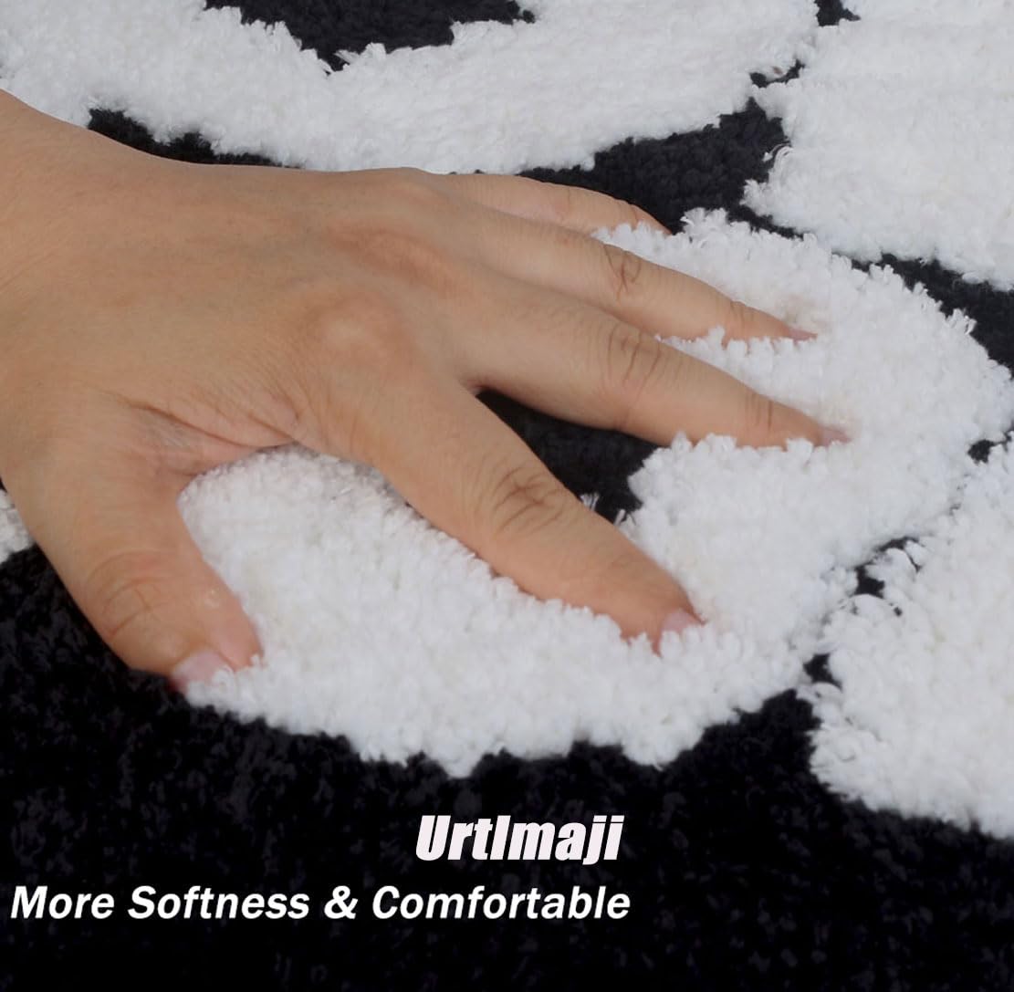 Urtlmaji You Look Good Bath Mat Black Bathroom Rugs Funny Cute Bath Rugs Non Slip Microfiber Plush Preppy Small Cool Shower Rug