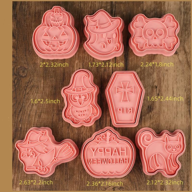 Easter Cookie Mold, Cartoon Rabbit Easter Egg, Diy Cookie Mold Fondant Baking Tool, 8 Pieces In A Set