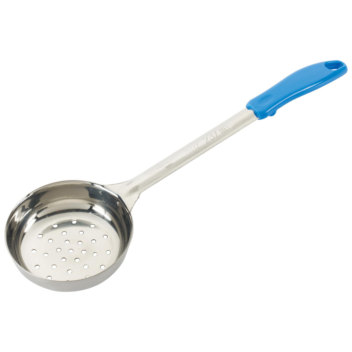 Winco Perforated Food Portioner, 8-Ounce, Blue