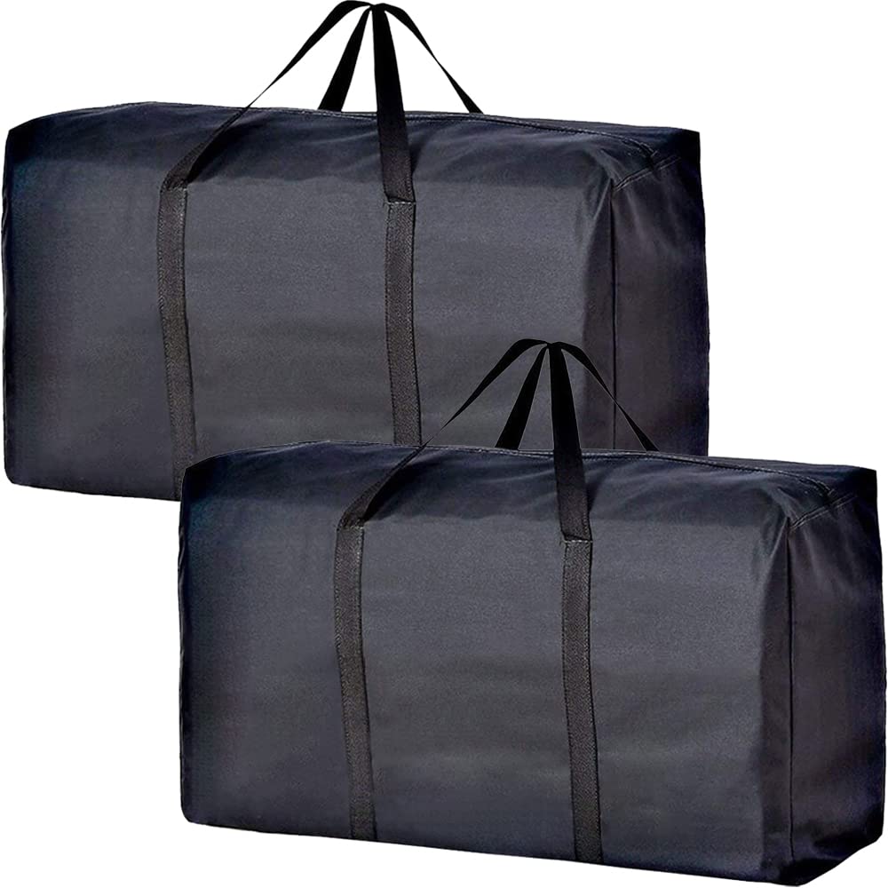 Extra Large Moving Bags With Strong Zippers & Carrying Handles, Storage Bags Storage Totes For Clothes, Moving Supplies, Space S