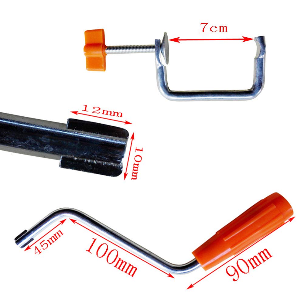 Pasta Machine Handle/Holding Clip, Durable Pasta Machine Holder Replacement For Fixing Kitchen Manual Handheld Tool Part, Metal