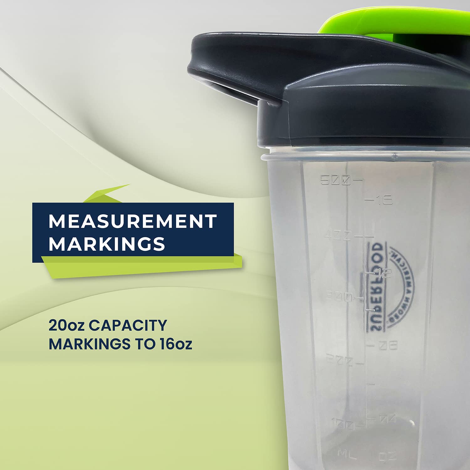 Ga Grown American Shaker Cup, 20Oz, Bpa-Free Plastic, Great For Protein Shakes & Travel