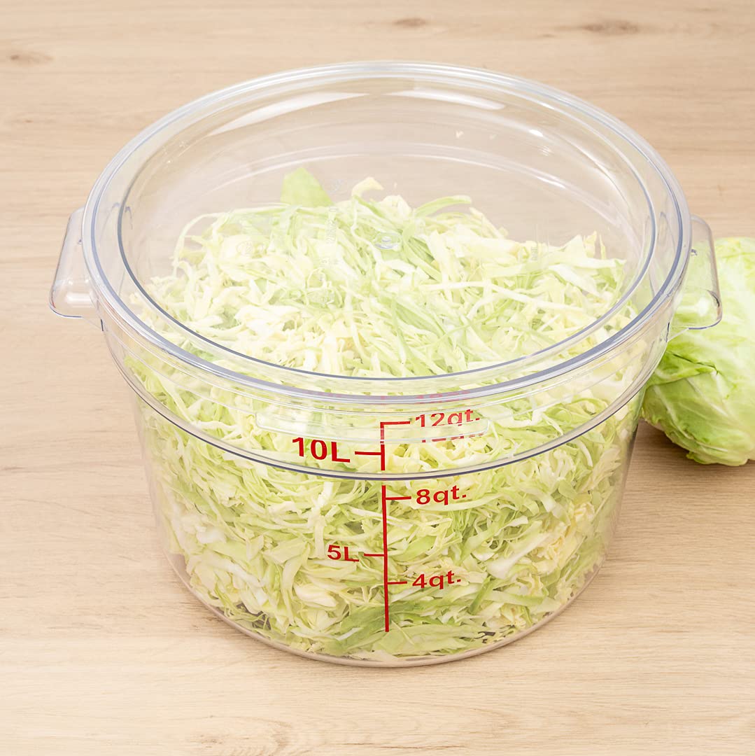 Restaurantware Lids Only: Met Lux Lids For 12 18 And 22 Quart Food Storage Containers 10 Round Lids For Storage Containers - Air