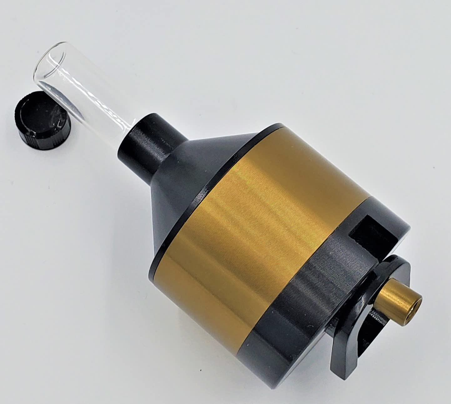 Coarse To Fine Spice Mill, Black And Gold Color