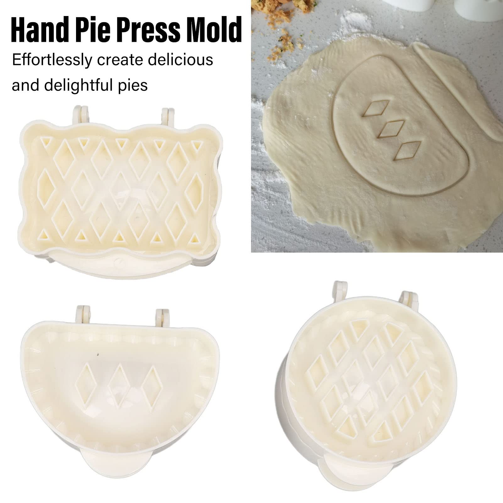 Mini Hand Pie Pie Bakeware Holiday Halloween Baking Presser Cutter For Shapes Maker Christmas For Kit Pie Pans