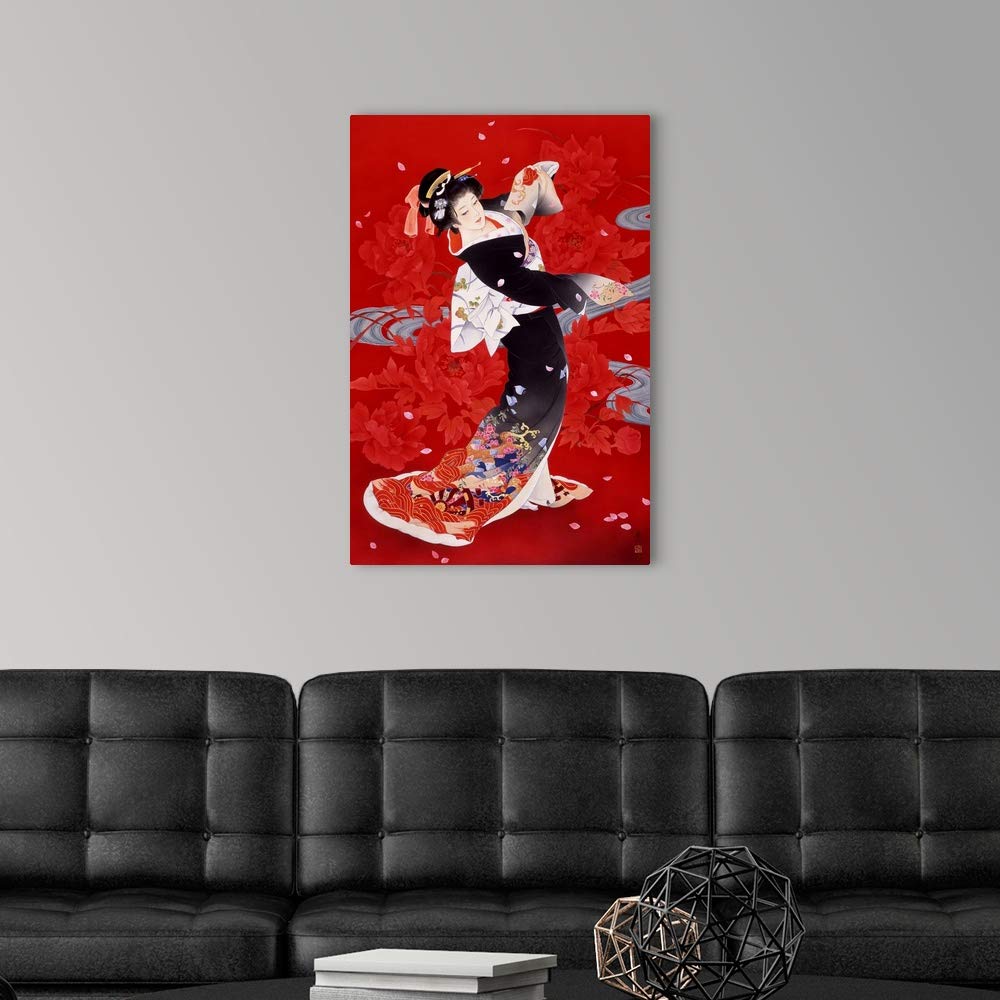 Canvas On Demand Hien Canvas Wall Art Print By Haruyo Morita, Figurative, Home Decor, Beauty Artwork, 20''X30''