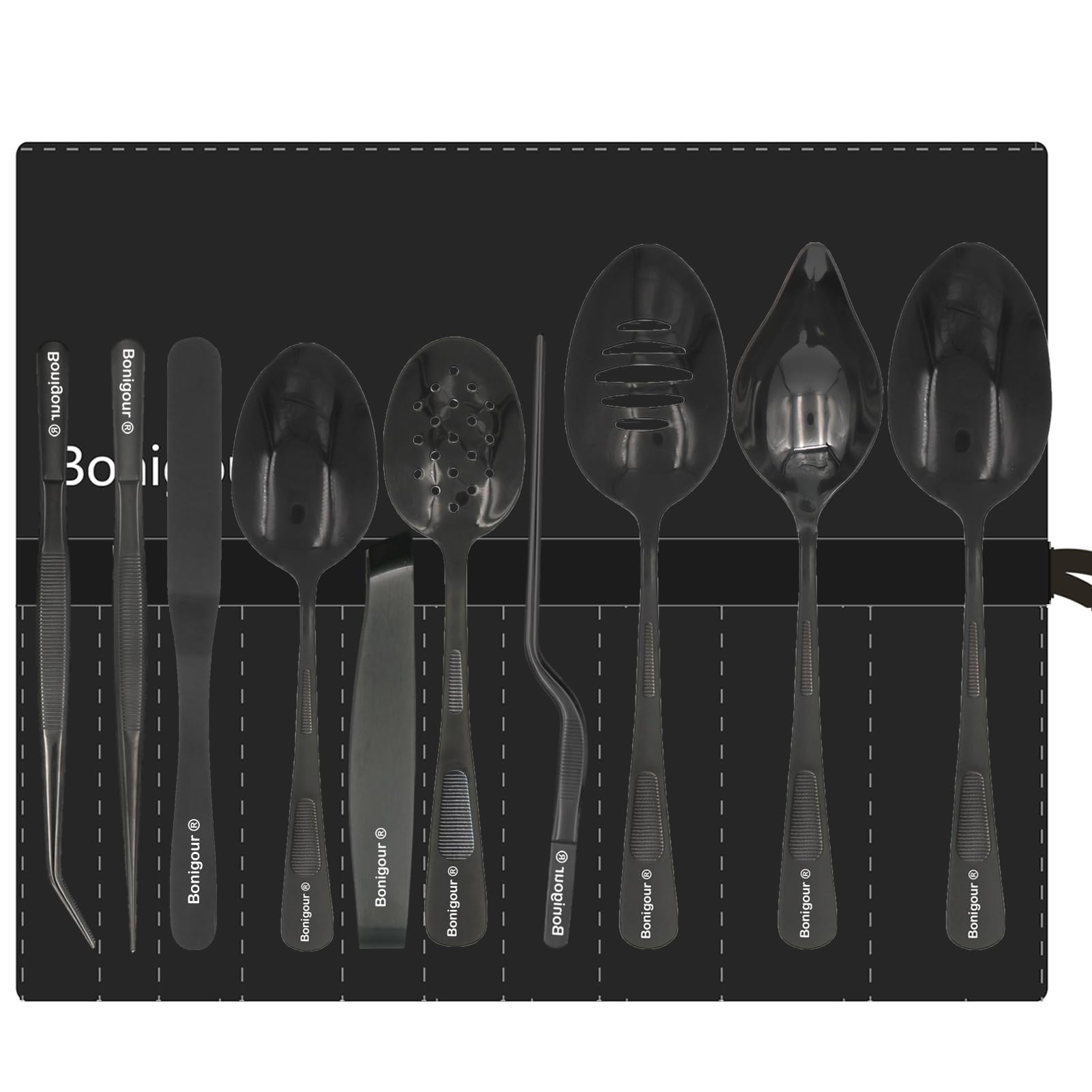 Bonigour | Plating Tools Culinary Set | 11 Piece Professional Chef Plating Tools Pro Kit | Kitchen Plating Utensils | Modernist