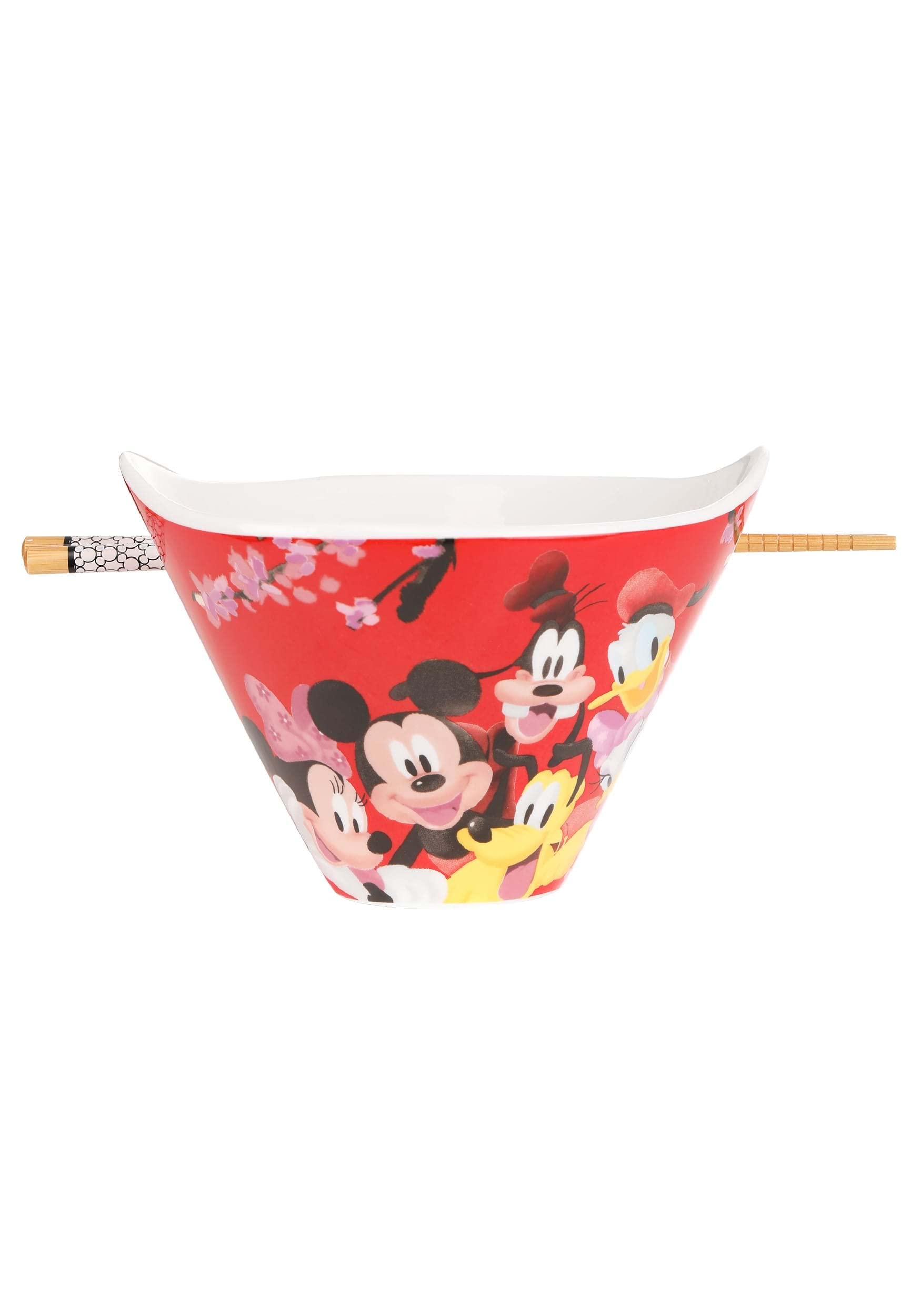 Mickey And Friends Noodle Bowl With Chopsticks