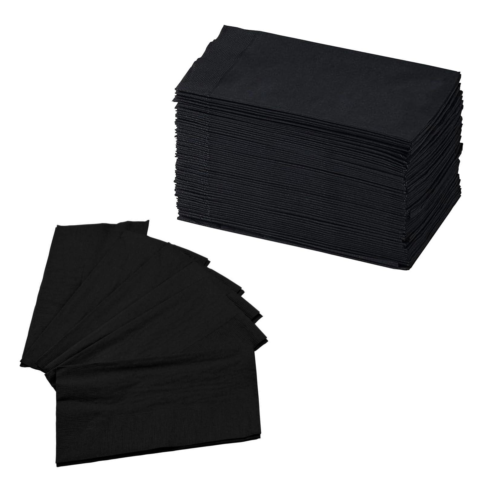 Perfectware 2 Ply Black Dinner Napkin Pack Of 125