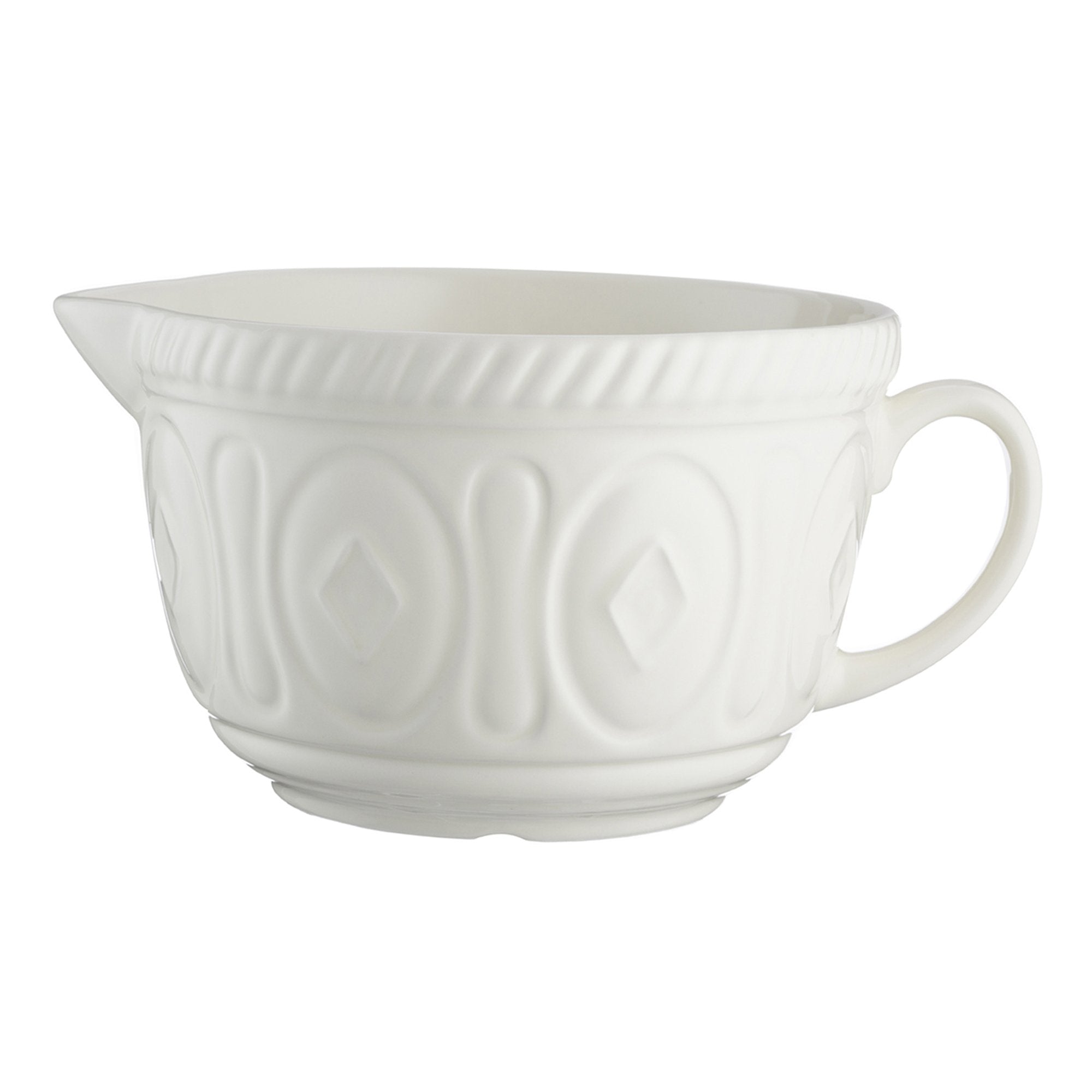 Mason Cash Color Mix Cream Batter Bowl - 2 Quart, 26 x 19.7 x 13 cm, Ideal for Baking