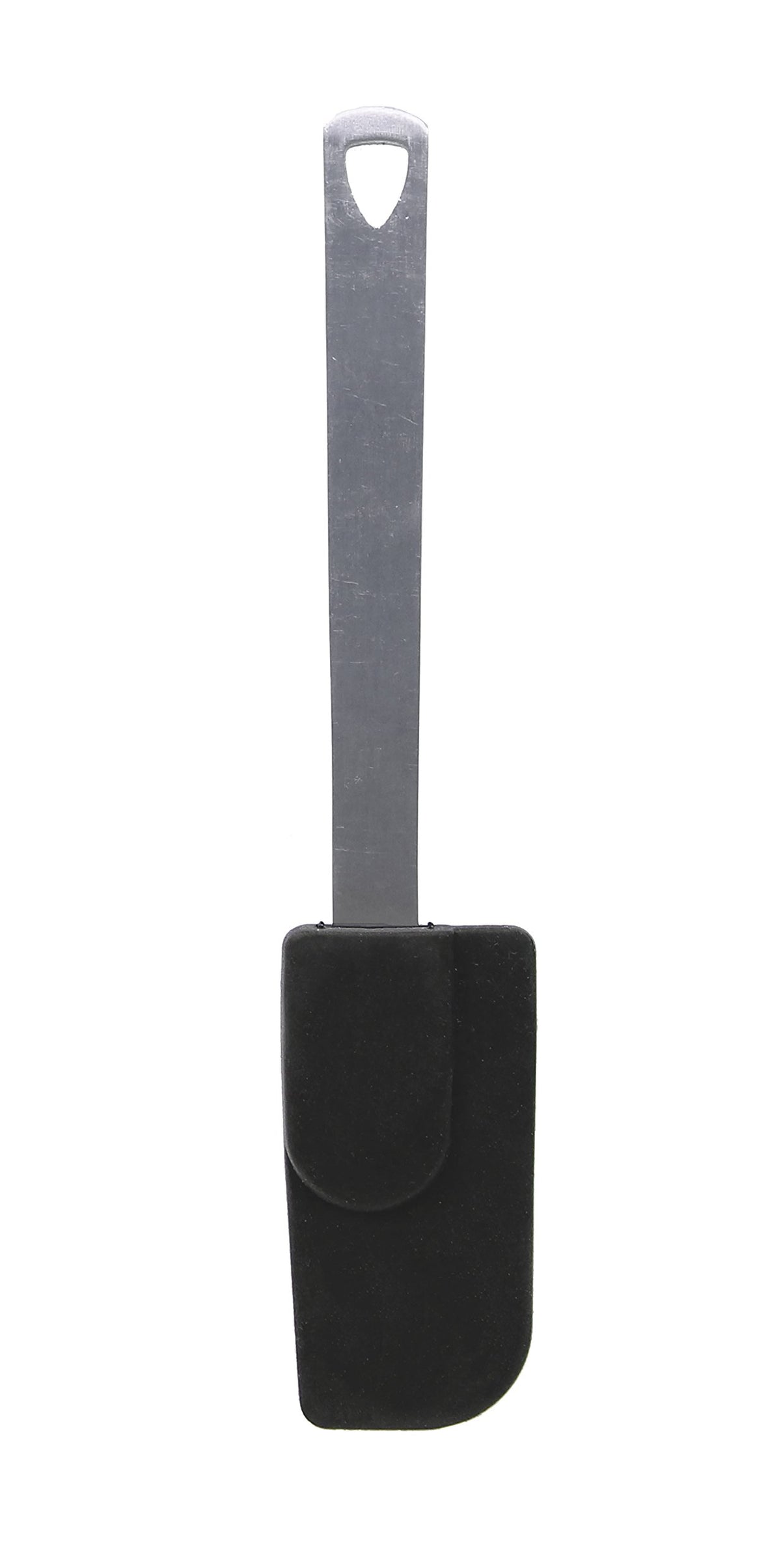 Tablecraft Mini Silicone Spatula With Stainless Steel Handle , Silver