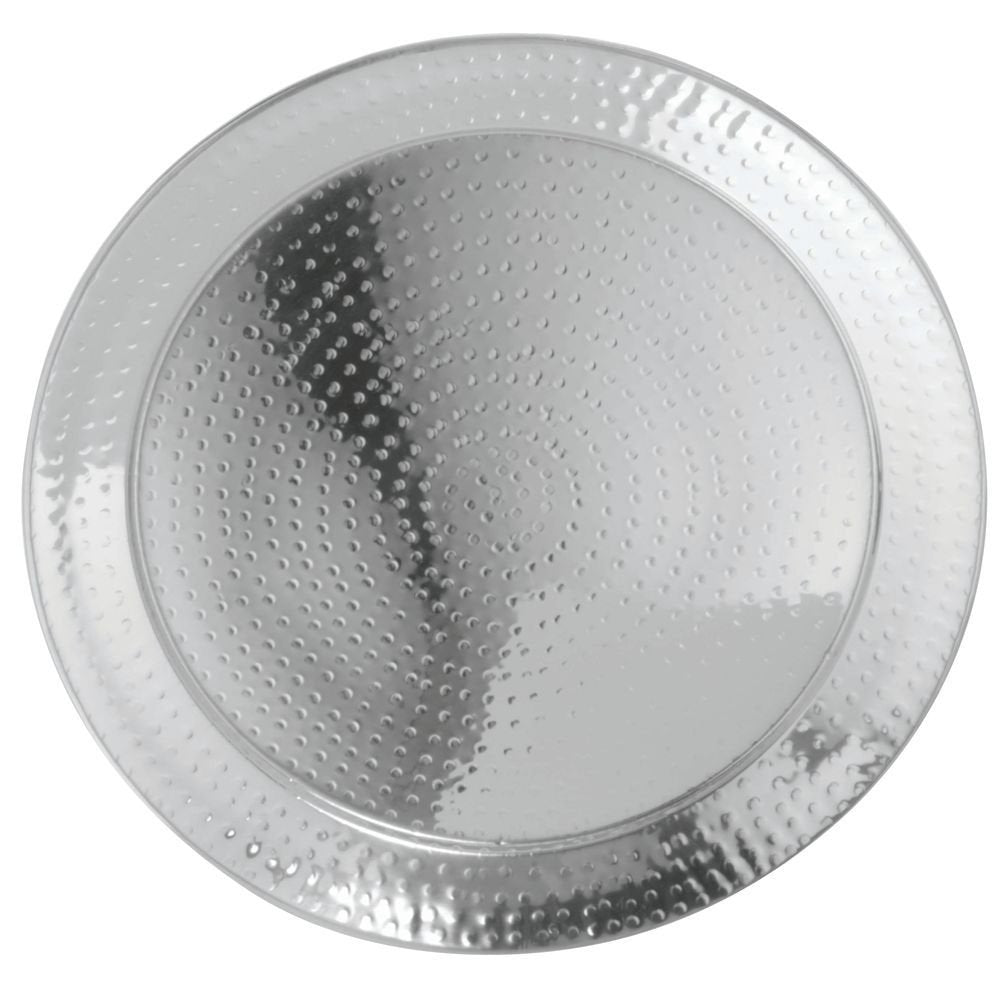 American Metalcraft Hmrst2001 Stainless Steel, Hammered Tray, Round, 20'' Dia.