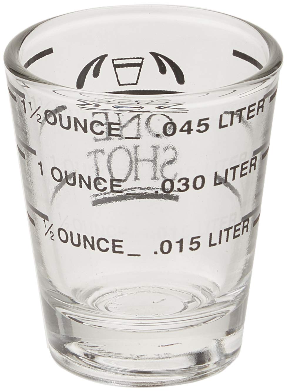 Fox Run Measurment Shot Glass, 2 X 2 X 2.25 Inches, Clear, 1 Count (Pack Of 1)