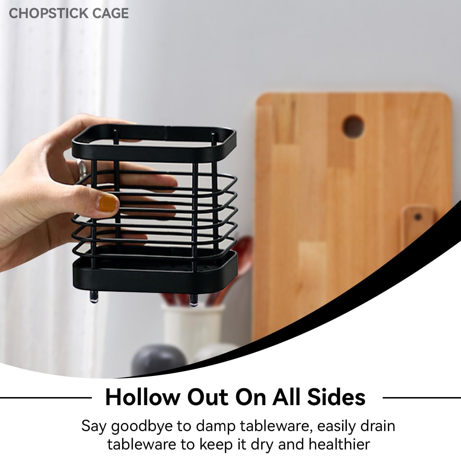 Stainless Steel Utensil Drying Rack, Silverware Drying Basket Basket Draining Basket Kitchen Dish Drainer Dish Drying Rack(S-Bla