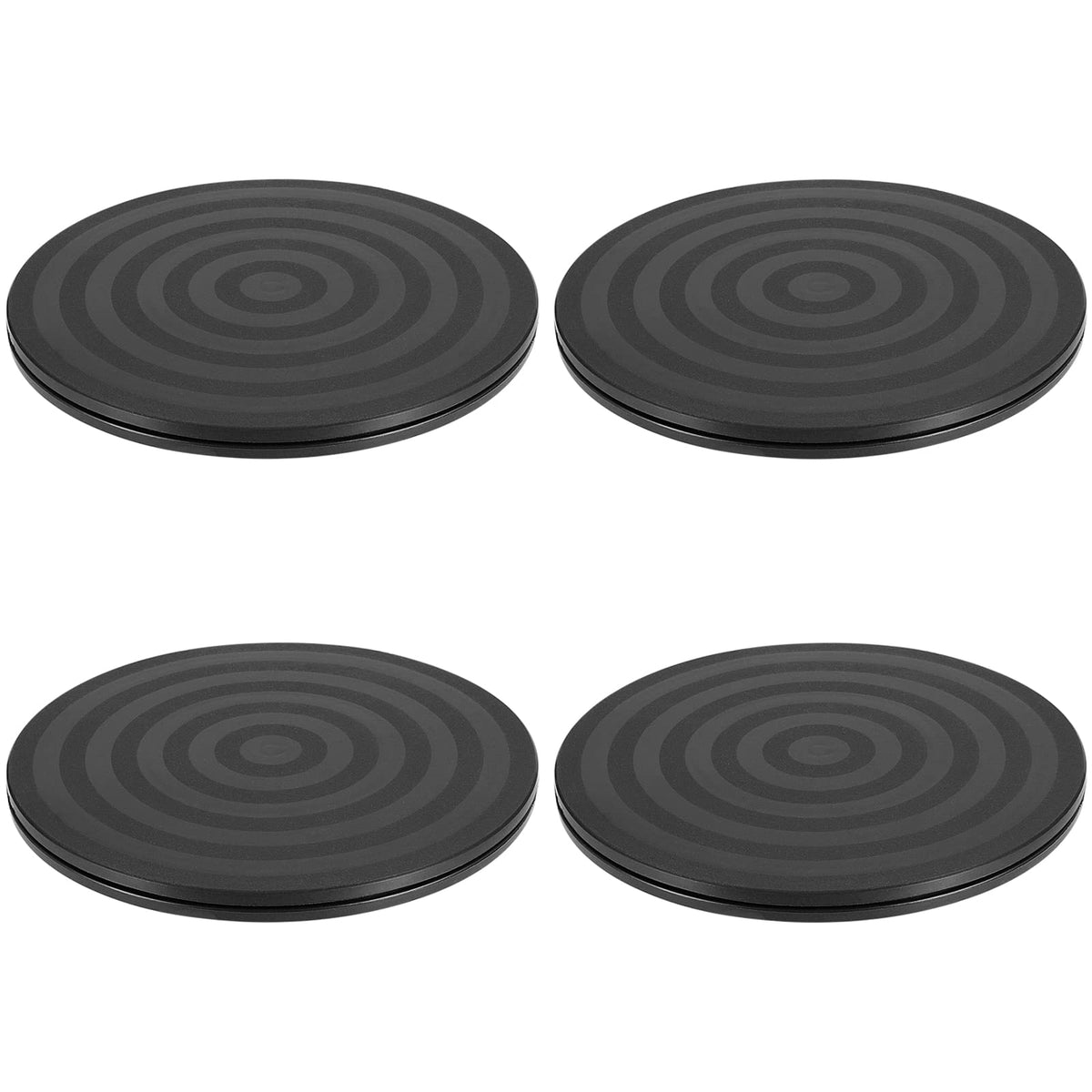 Japchet 4 Pack 8 Inch Bonsai Turntable, Heavy Duty Rotating Lazy Susan Turntable Garden Swivel Stand Turntable, 44Lbs Loading Ca