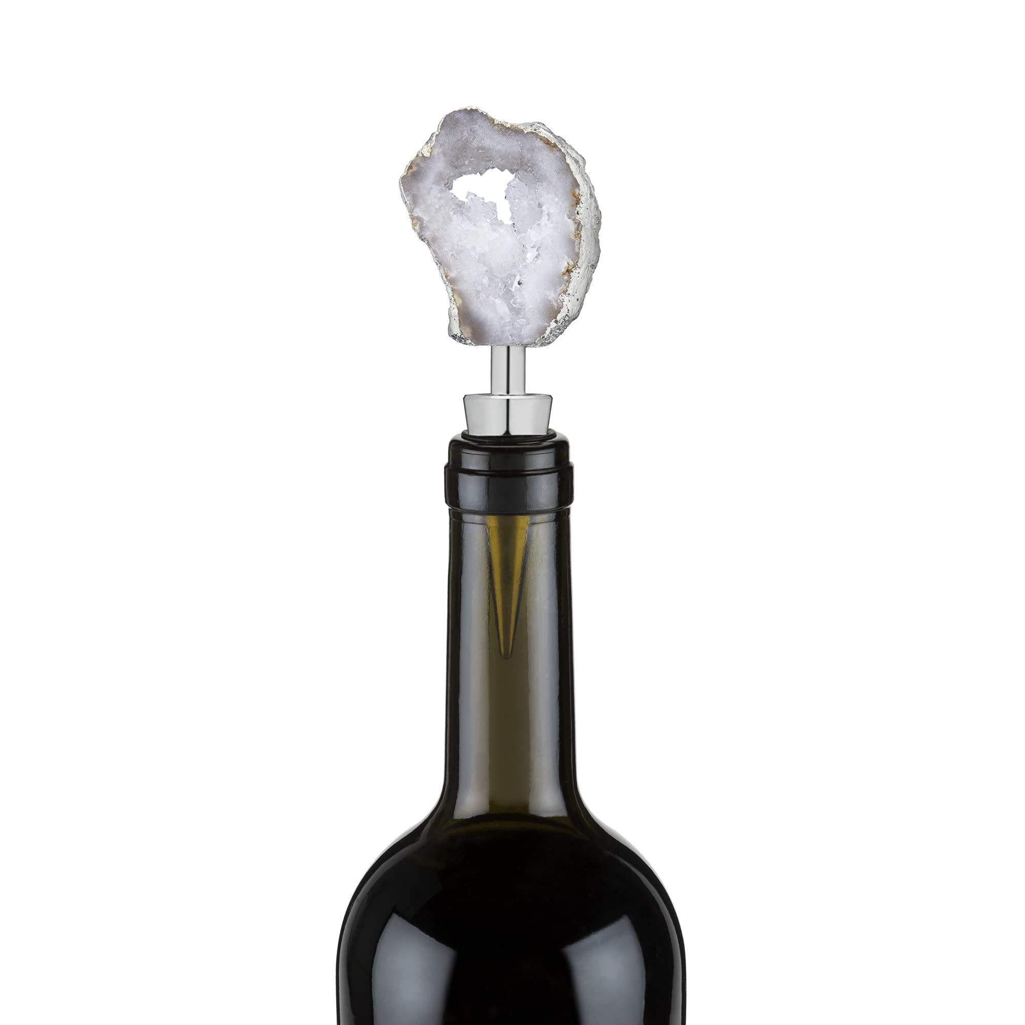 Twine White Geode Bottle Metal Stoppers