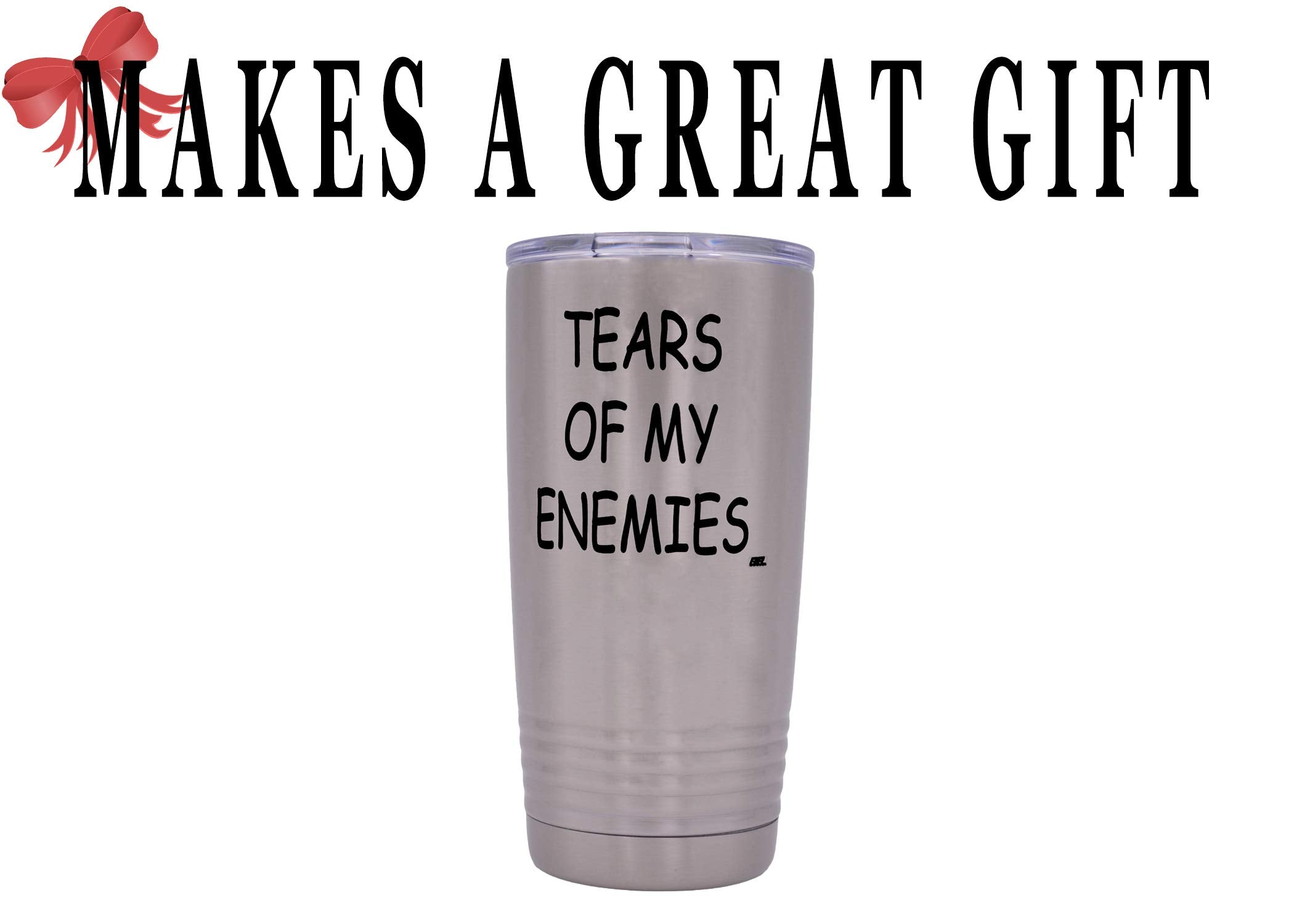 Rogue River Tactical Funny Sarcastic Office Work 20 Oz. Travel Tumbler Mug Cup W/Lid Vacuum Insulated Hot Or Cold Tears Of My En