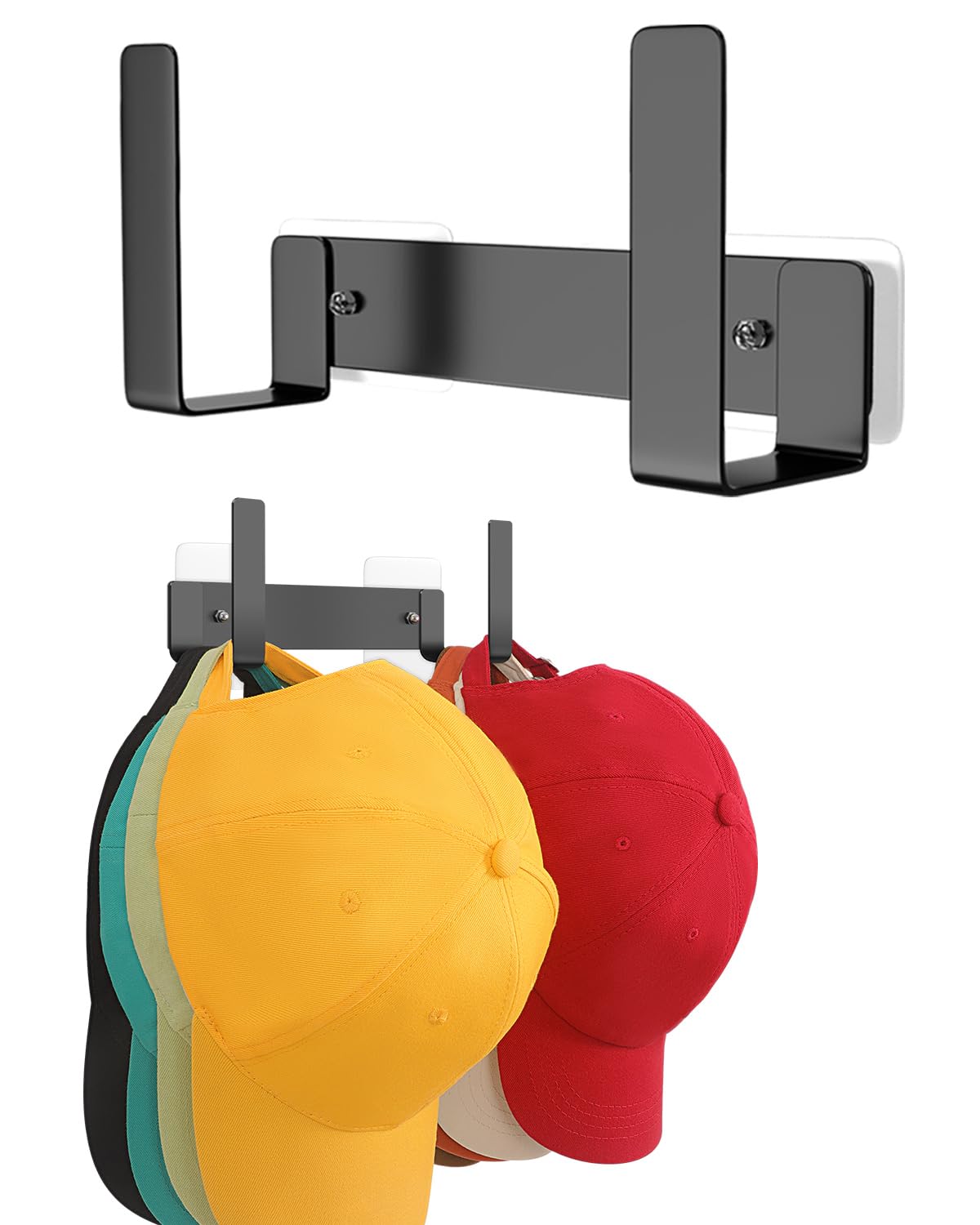 Xqxa 1-Pack Hat Rack For Baseball Caps, Stainless Steel Hat Organizer For Baseball Cap, Hat Holder Storage, Hat Hanger Strong Ad