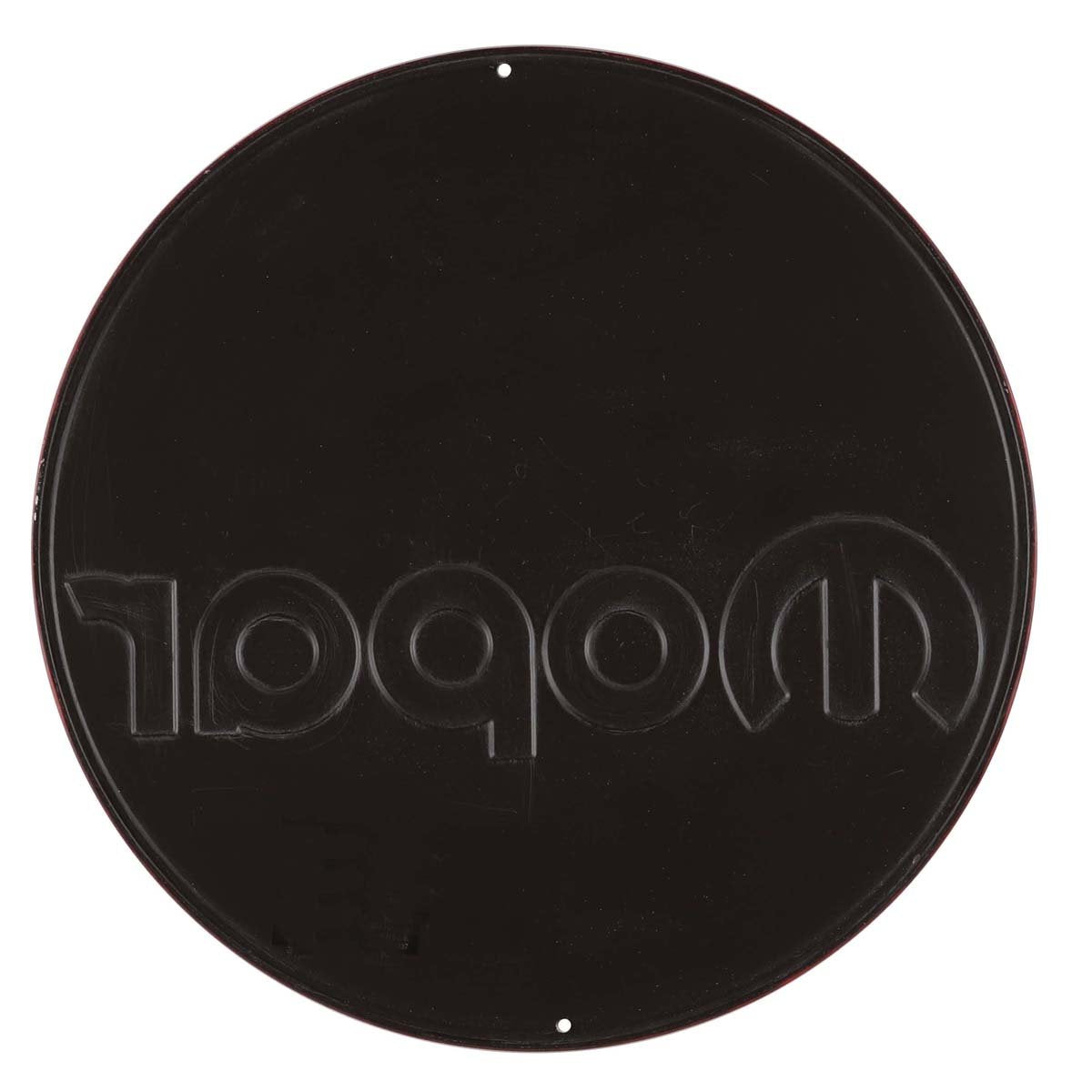 Mopar Powered Since 1937 Round Embossed Metal Sign - Vintage Mopar Sign for Garage or Man Cave
