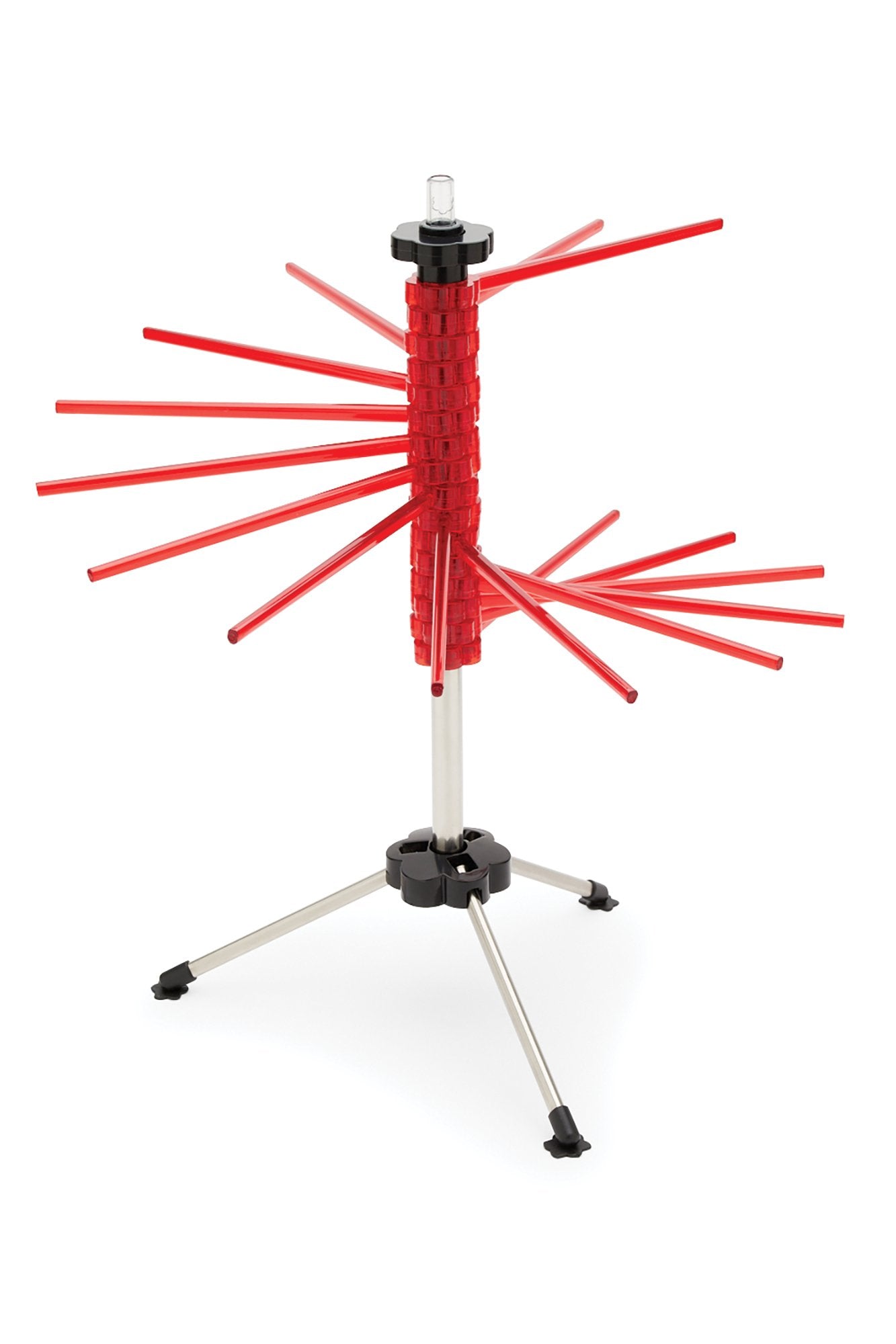 Fox Run Collapsible Pasta Drying Rack, 185 Inches, Red