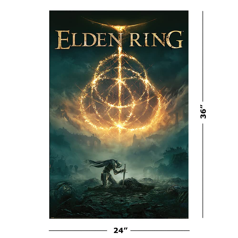POSTER STOP ONLINE Elden Ring Gaming Poster - Unframed Multicolor Art (24" x 36") - Paper Print