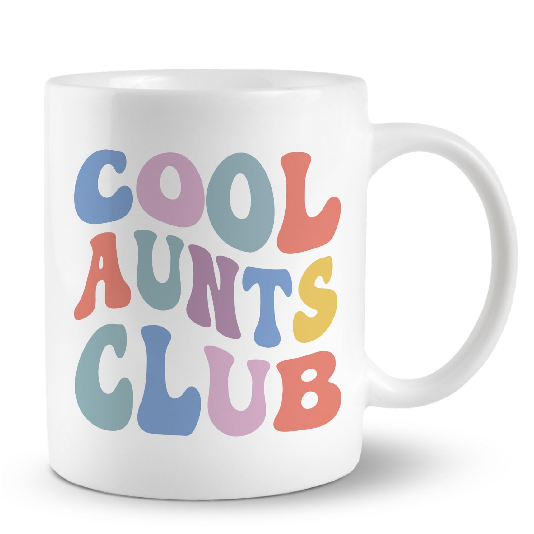 PUHEI Christmas Birthday Gifts For Aunt From Niece Nephew, Cool Ceramic Coffee Mug Cup, Auntie Birthday Present, Promoted To Aun