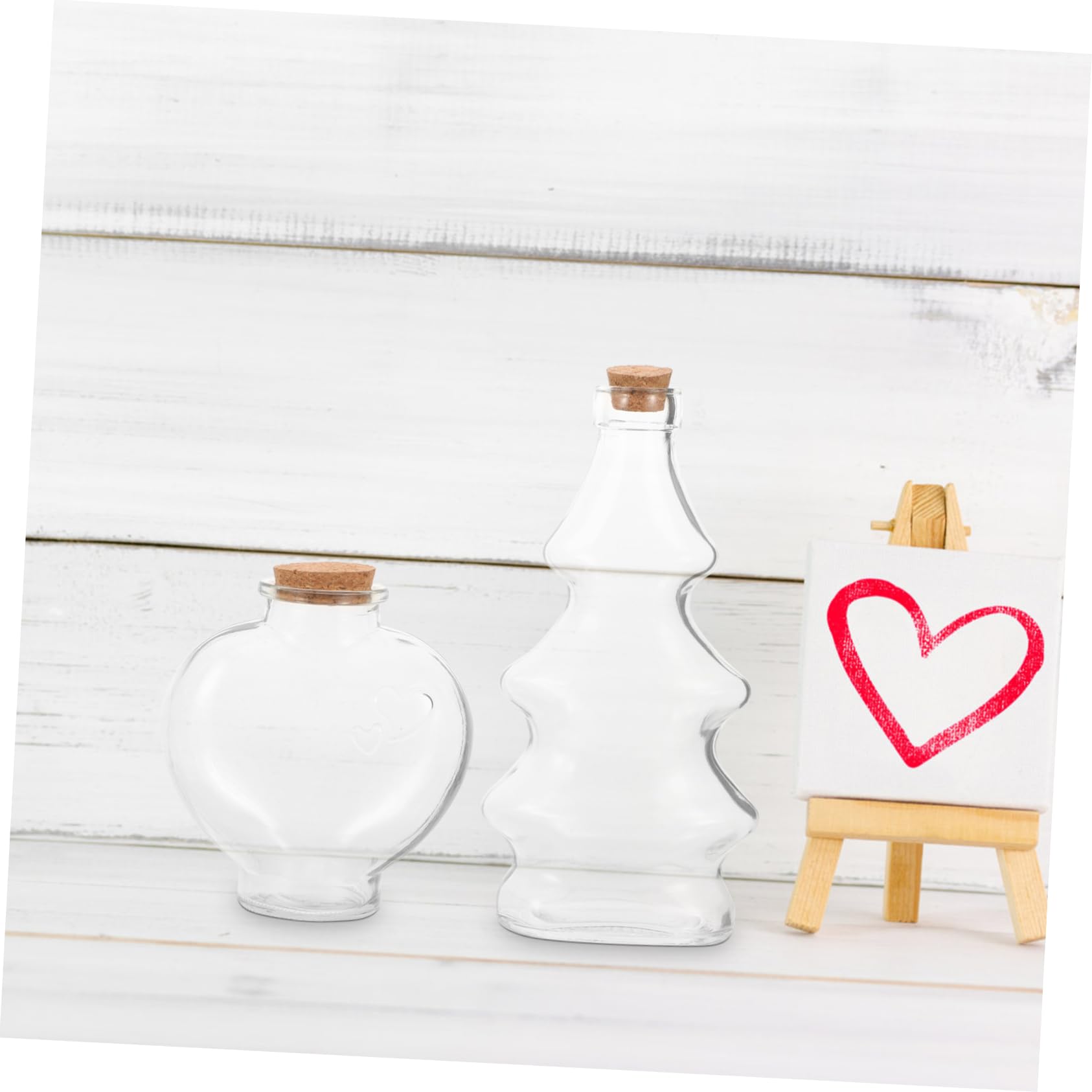 PRETYZOOM Apothecary Bottles Sand Ceremony Set 3pcs Glass Drift Bottles Wedding Ceremony Sets for Keepsake