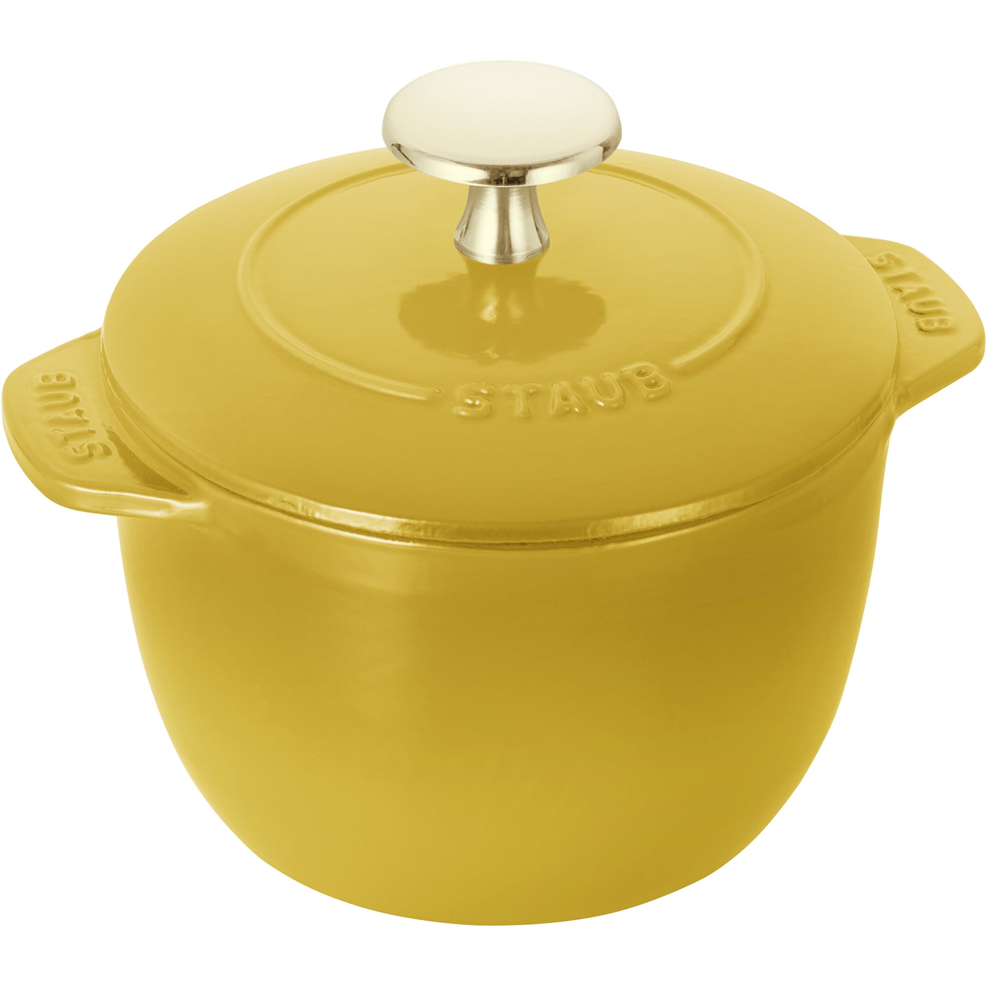 Staub Cast Iron 1.5-Qt Petite French Oven - Citron