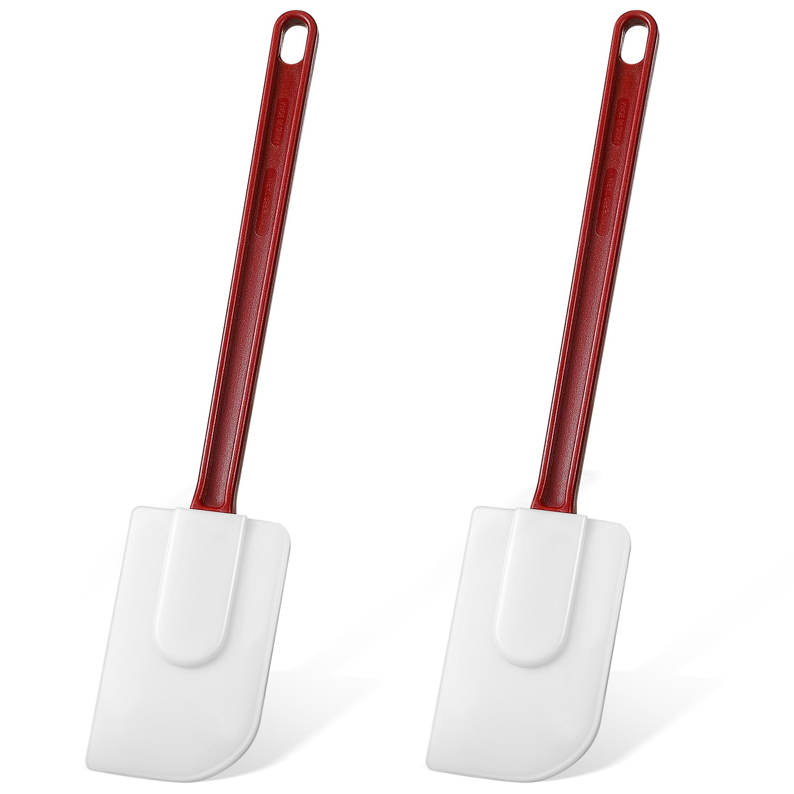 Lounsweer 2 Pcs Heat Resistant Silicone Spatula 14 Inch, Rubber