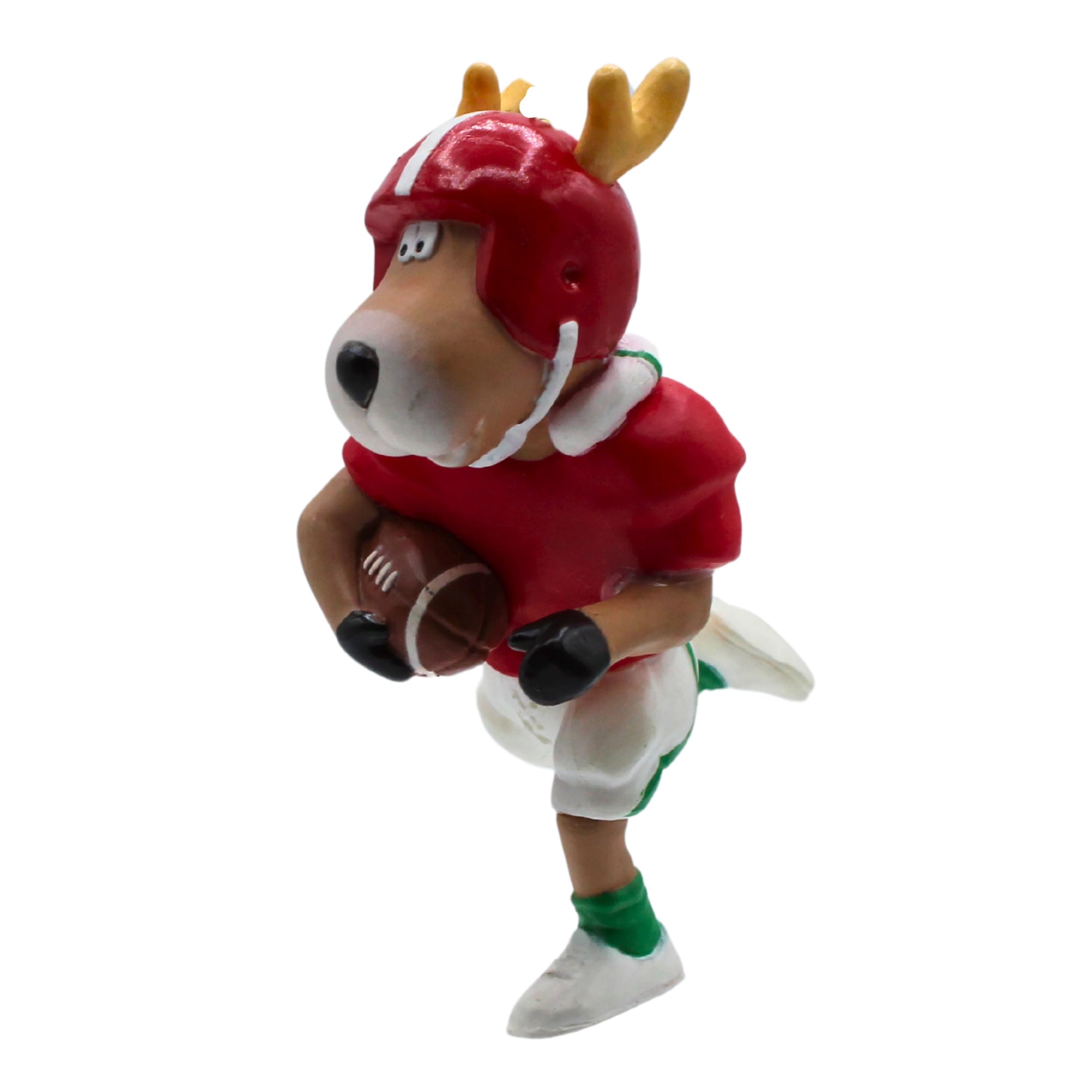 Hallmark QX4331 Blitzen Reindeer Champs Football Keepsake Ornament
