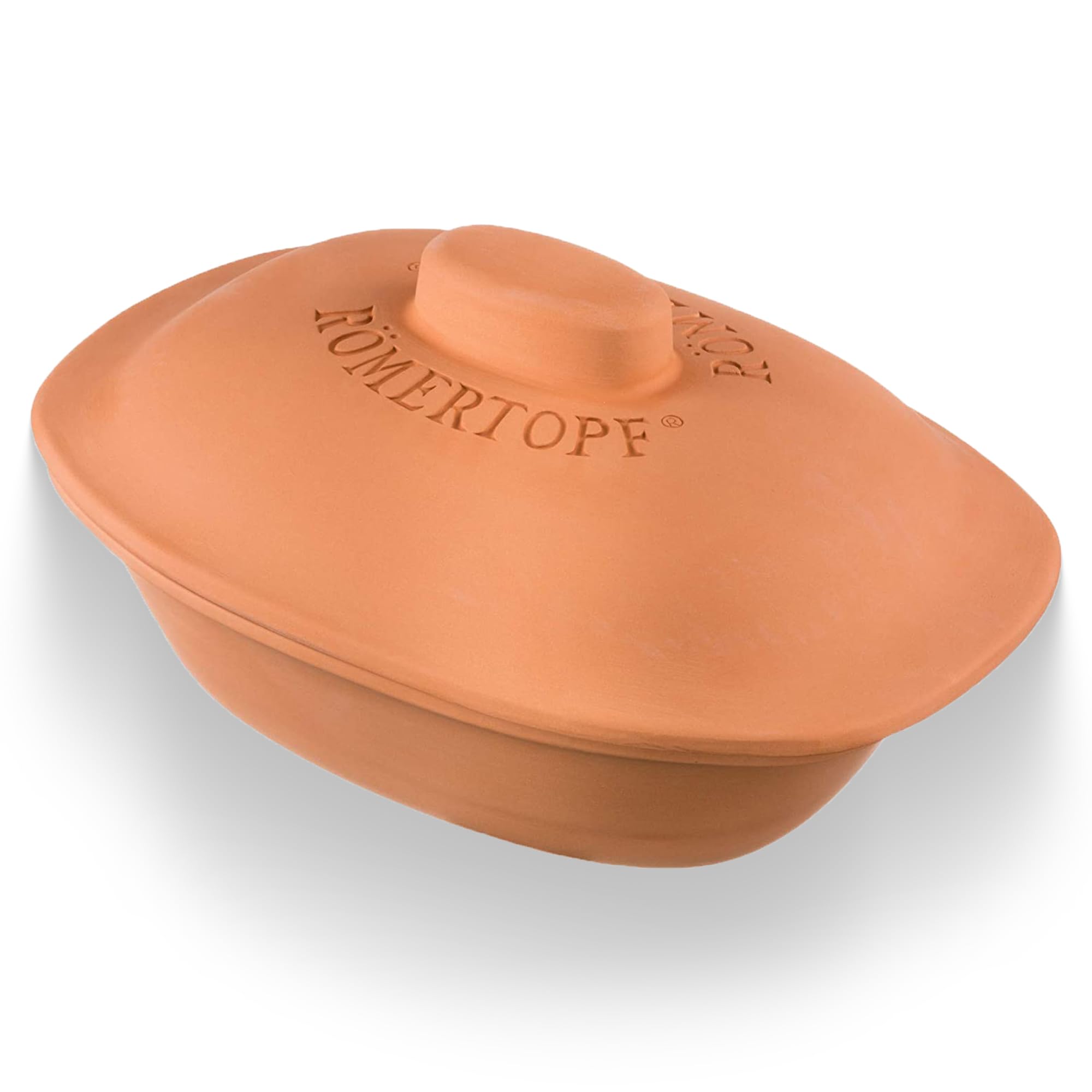 Romertopf Clay Roaster Trend | NonStick Dutch Oven | Healthy Pot Cooking | Clay Baker | Versatile Cooking Vessel  4.7 Quarts (