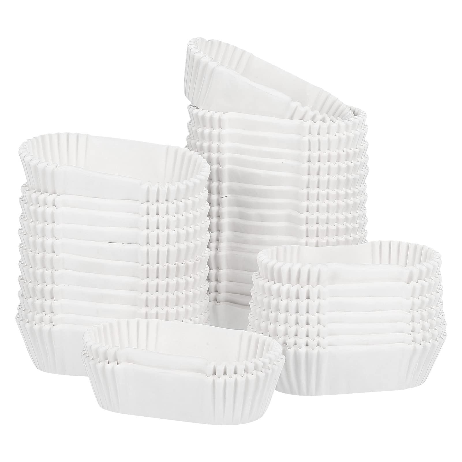 Loaf Liners Oval Baking Cups: 1000Pcs Grease Proof Paper Cupcake Liner Mini Cake Cup Parchment Bread Trays For Cake Muffins Cupc