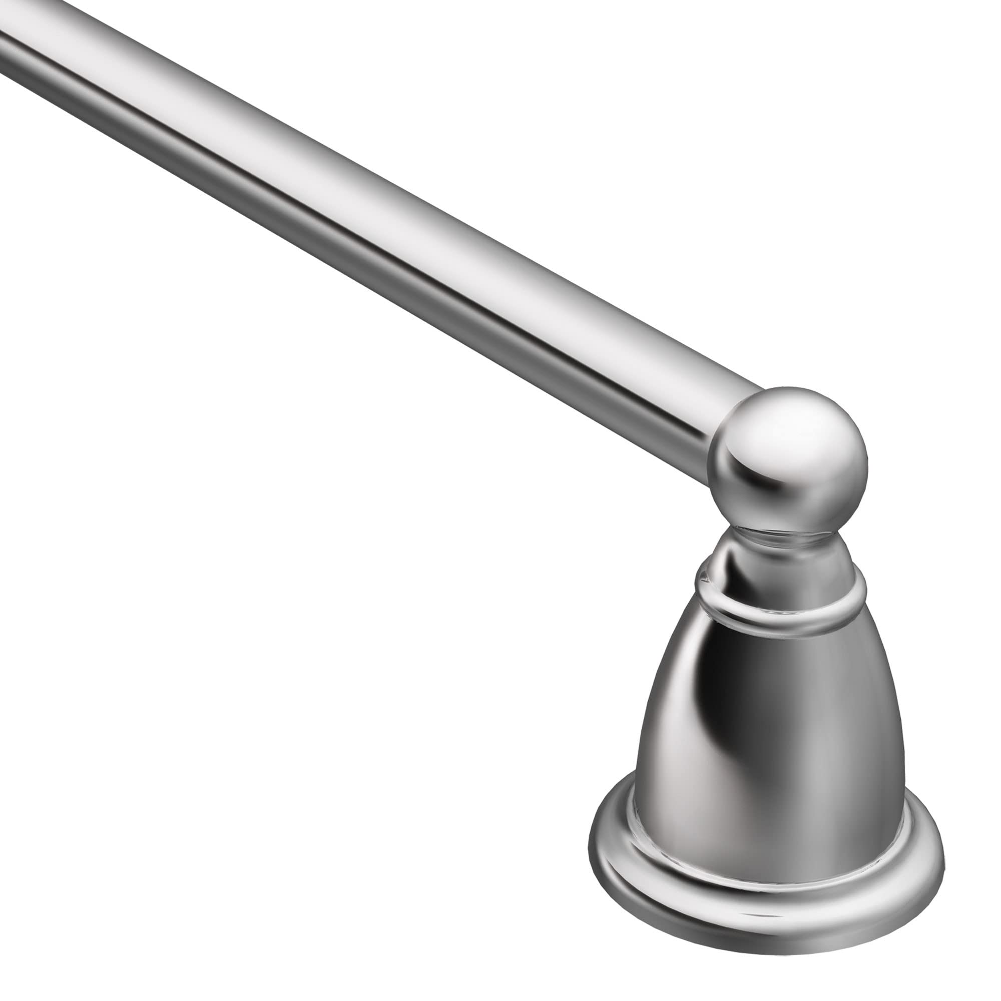Moen Yb2218Ch Brantford Collection 18-Inch Single Towel Bar, Chrome