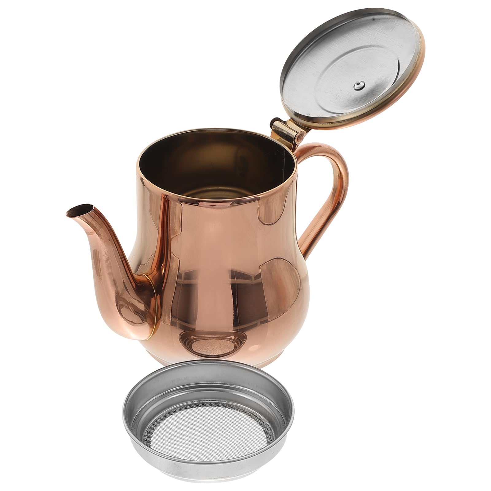 Luxshiny Bacon Grease Container 500Ml Stainless Steel Oil Container With Strainer Cooking Oil Keeper Storage Can Jug With Lid An