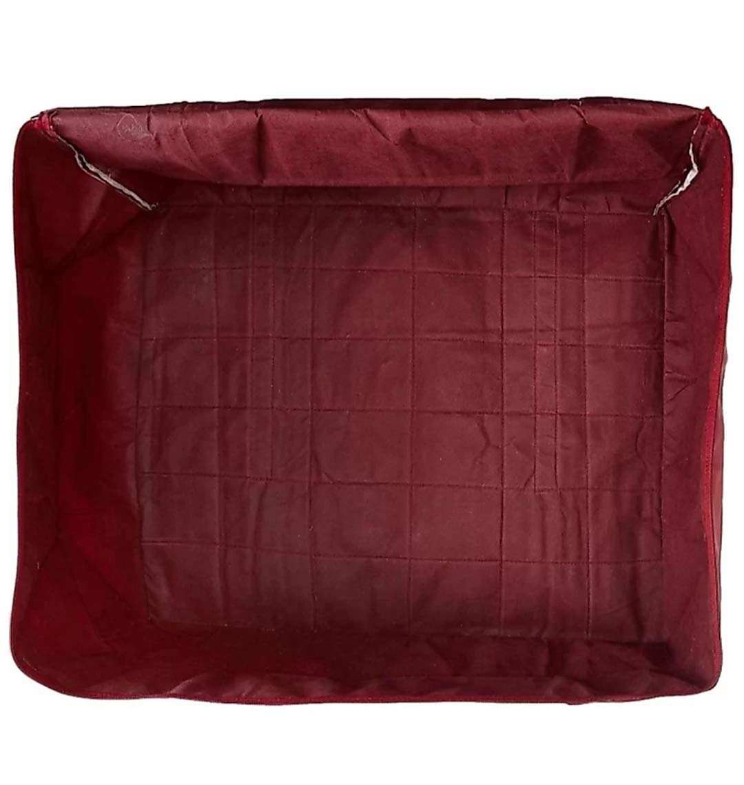 CUSTOMARY Nylon Double Bed Blanket Bag Cover/Saree Bag/Household Storage Bag With Water Proof Dust Proof.