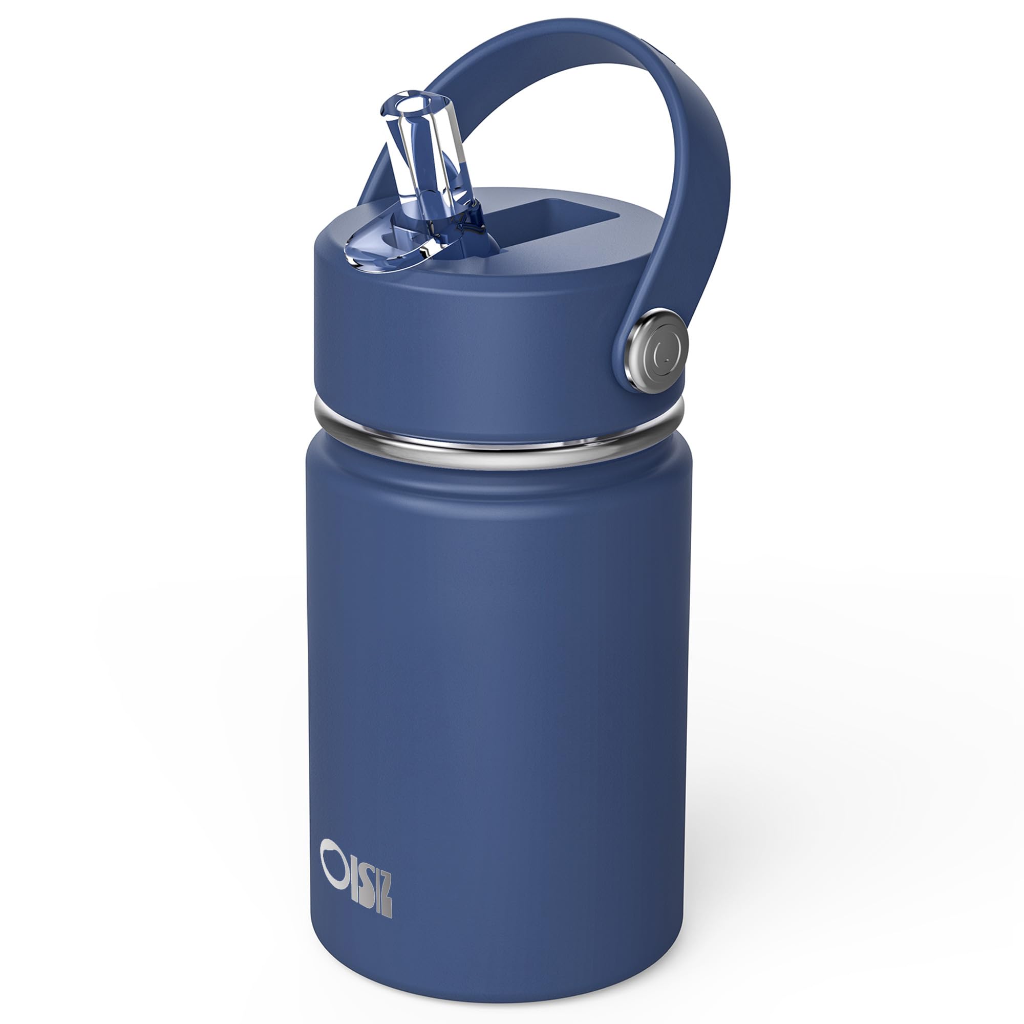 Kids Water Bottle With Straw Lid 10Oz, Vacuum Insulated 316 Stainless Steel Water Bottles For Kids For School, Leakproof Water B