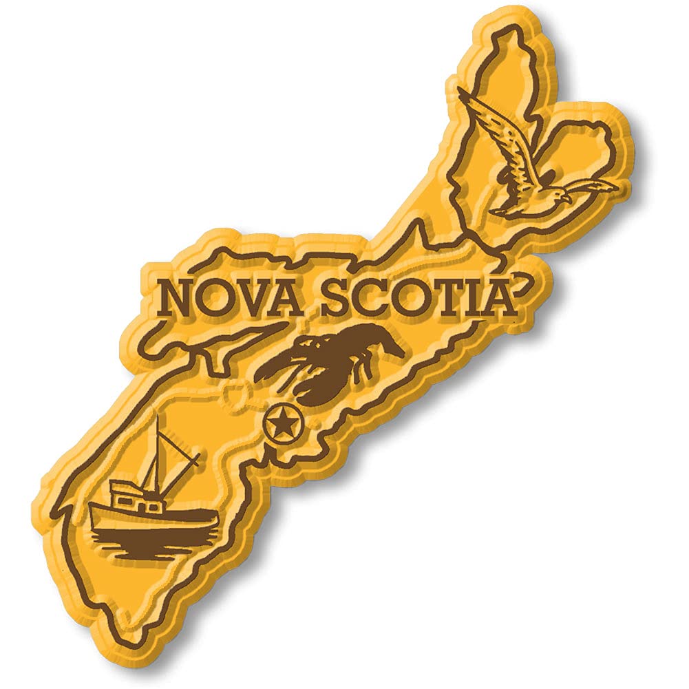 Nova Scotia Province Magnet By Classic Magnets, Collectible Souvenirs Made In The Usa