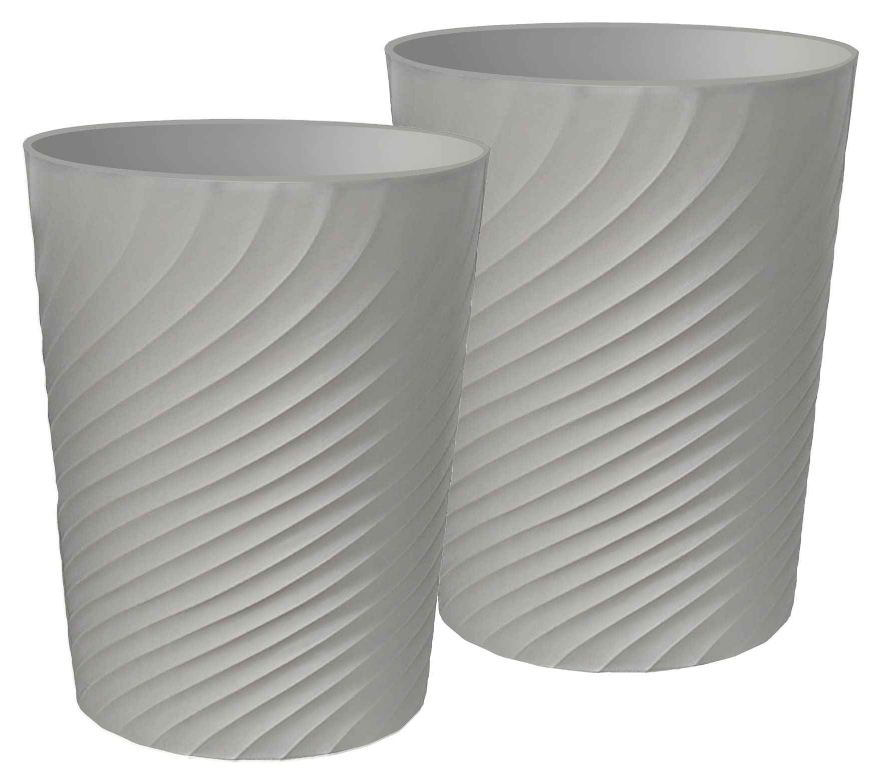 Dajitre 1.8 Gallon Small Trash Can Wastebasket Recycling Bin Slim Profile For Compact Spaces Bathroom, Office, Bedroom, Kitchen