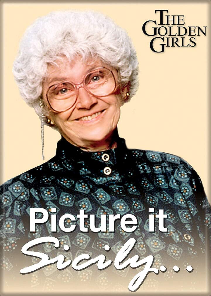 Ata-Boy The Golden Girls 'Picture It - Sicily!' 2.5'' X 3.5'' Magnet For Refrigerators And Lockers