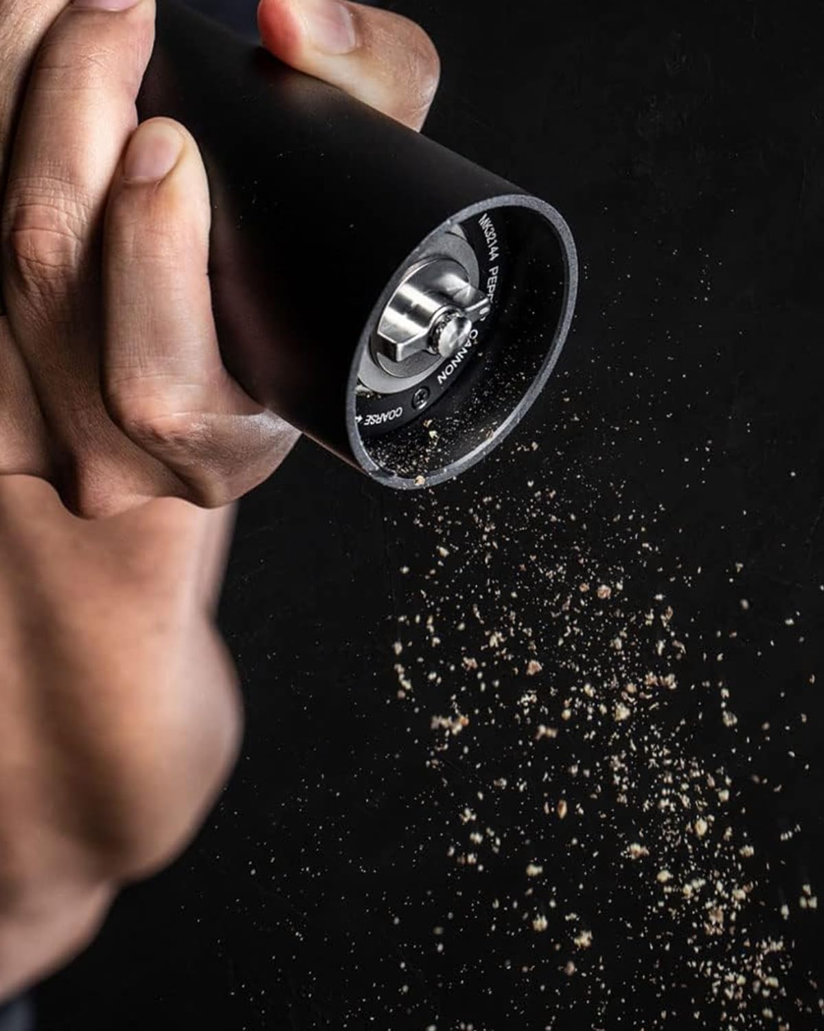 Mannkitchen Pepper Cannon - Professional Grade Heavy Duty High Output Pepper Mill