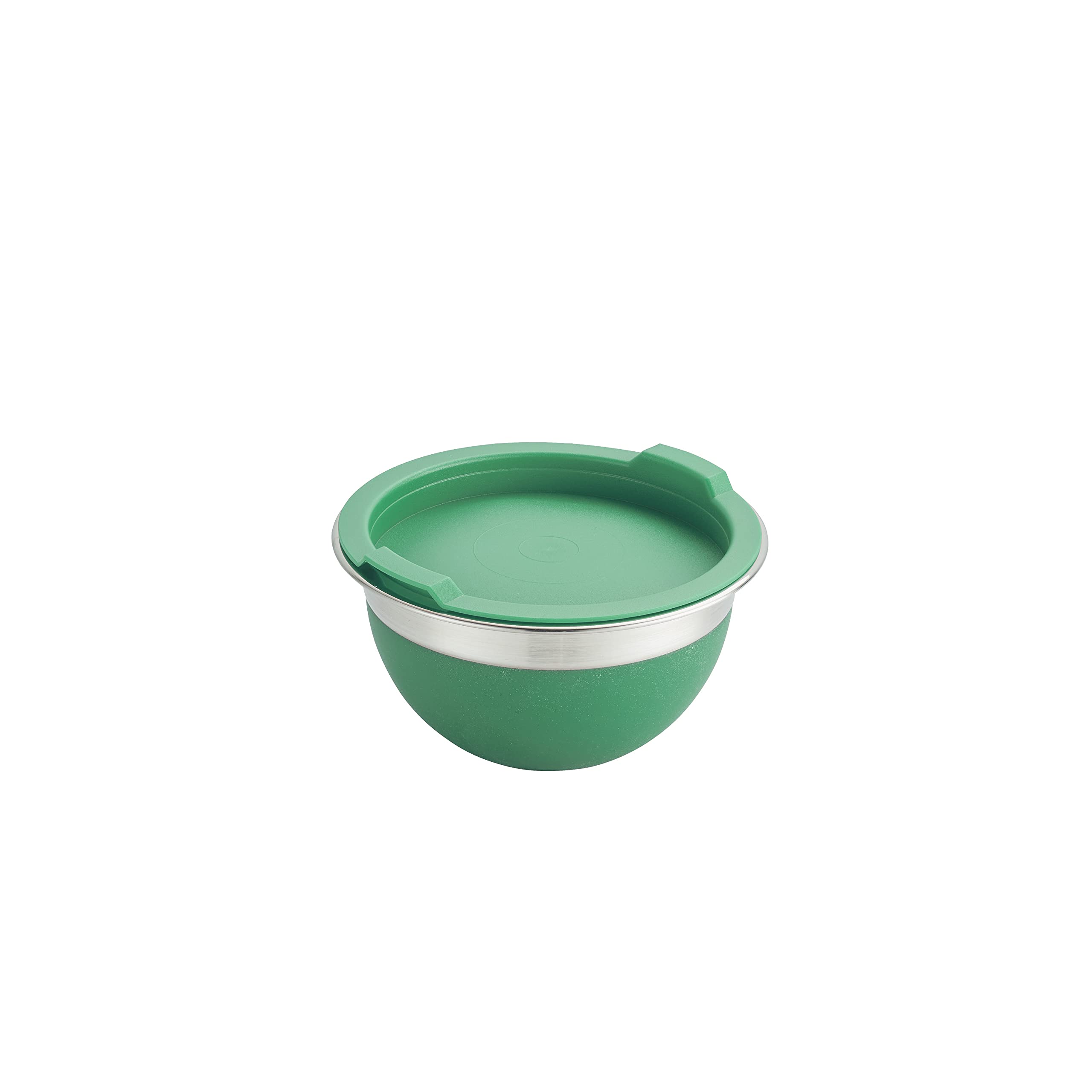 Tramontina 10 Pc Covered Stainless Steel And Silicone Mixing Bowl Set (Mint Green)